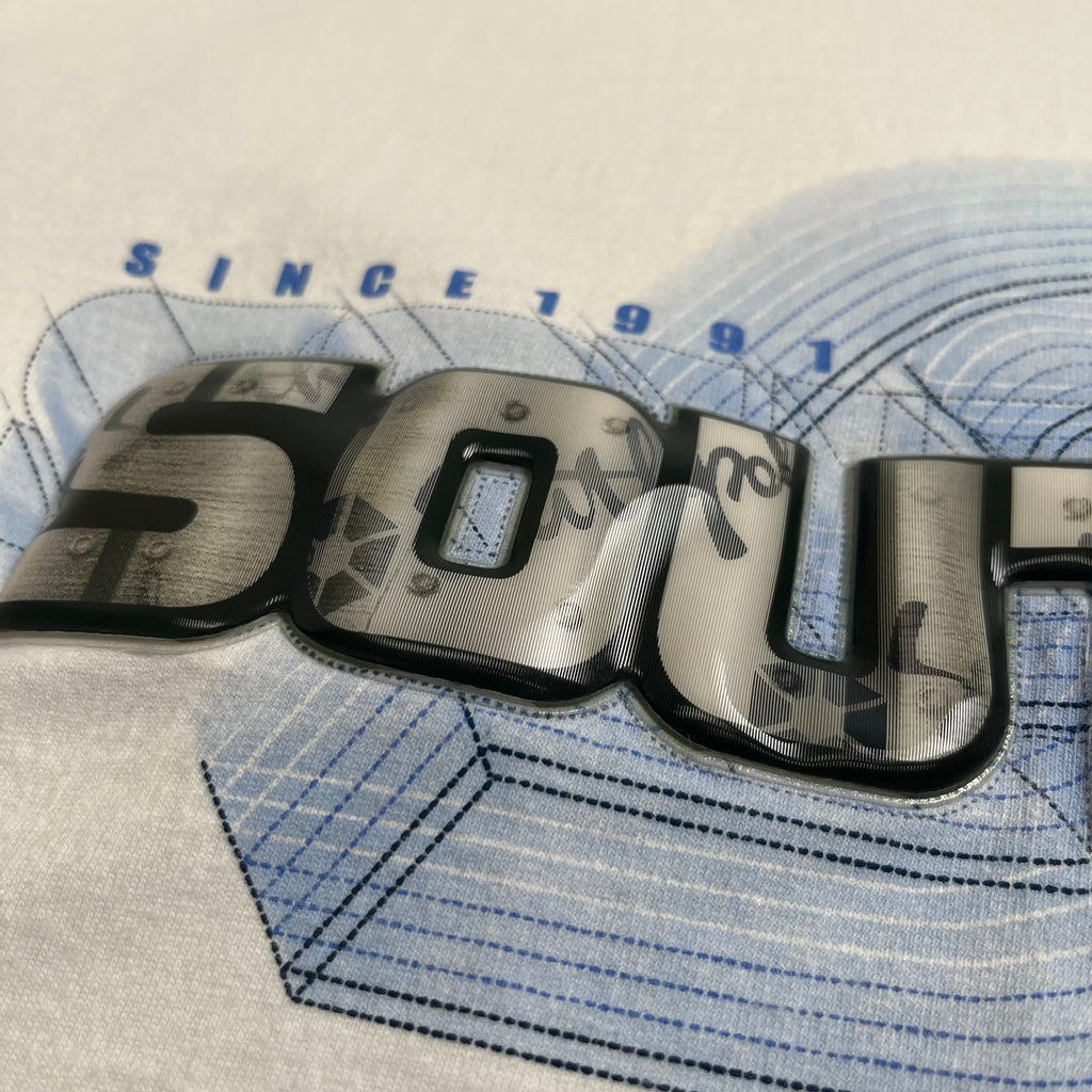 Y2K Southpole Puff Letter Graphic Tee M