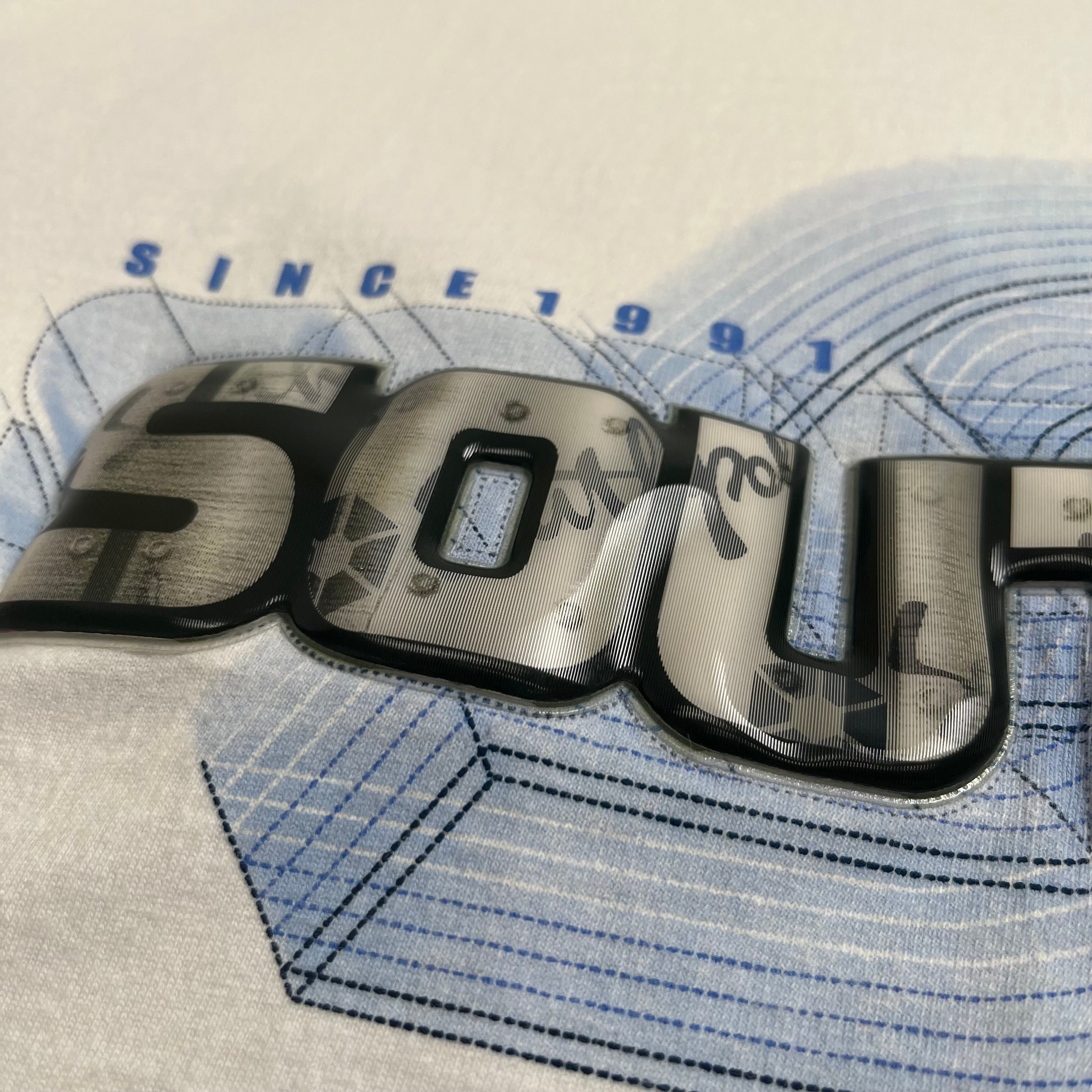 Y2K Southpole Puff Letter Graphic Tee M
