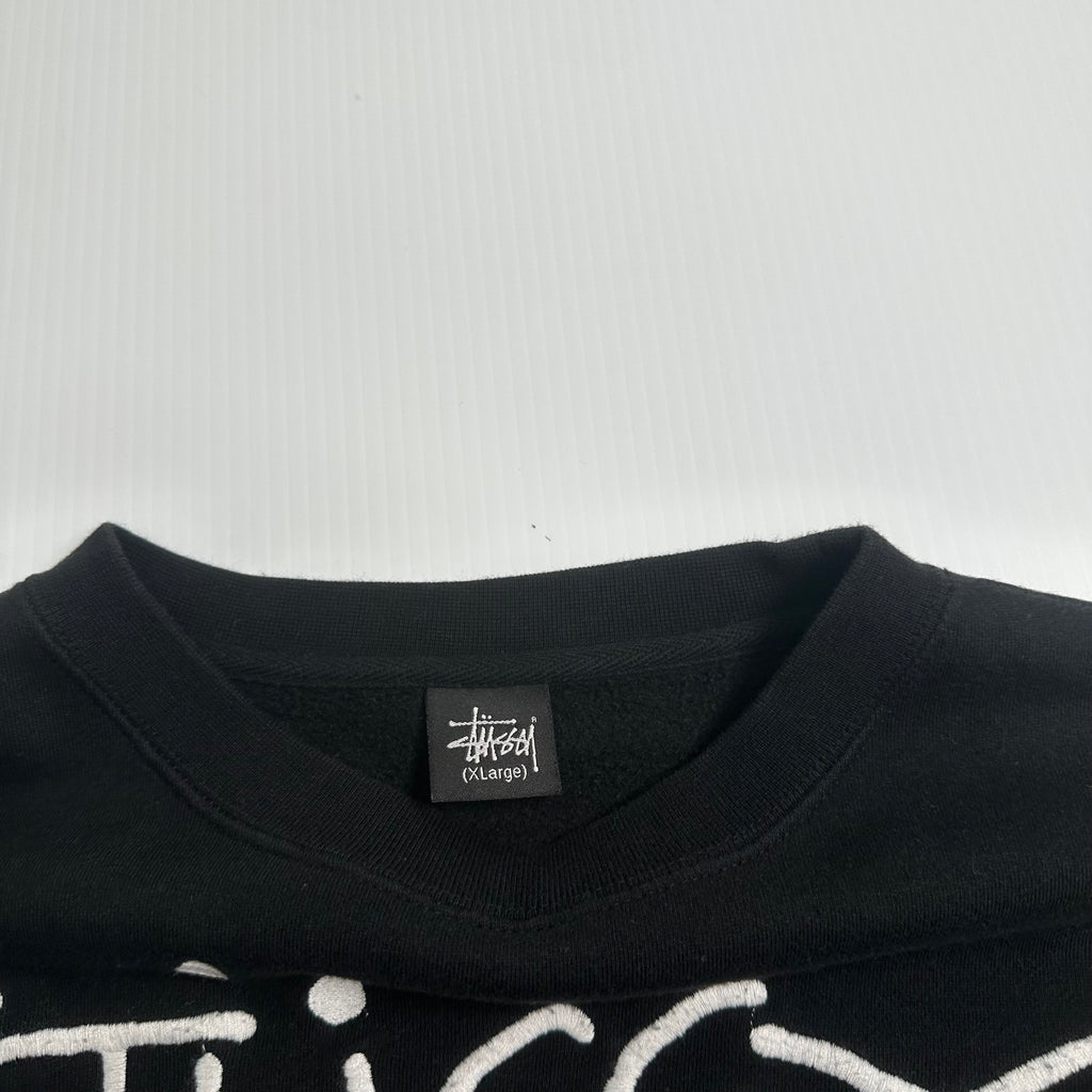 Stüssy XXV International Embroidered Crewneck XL