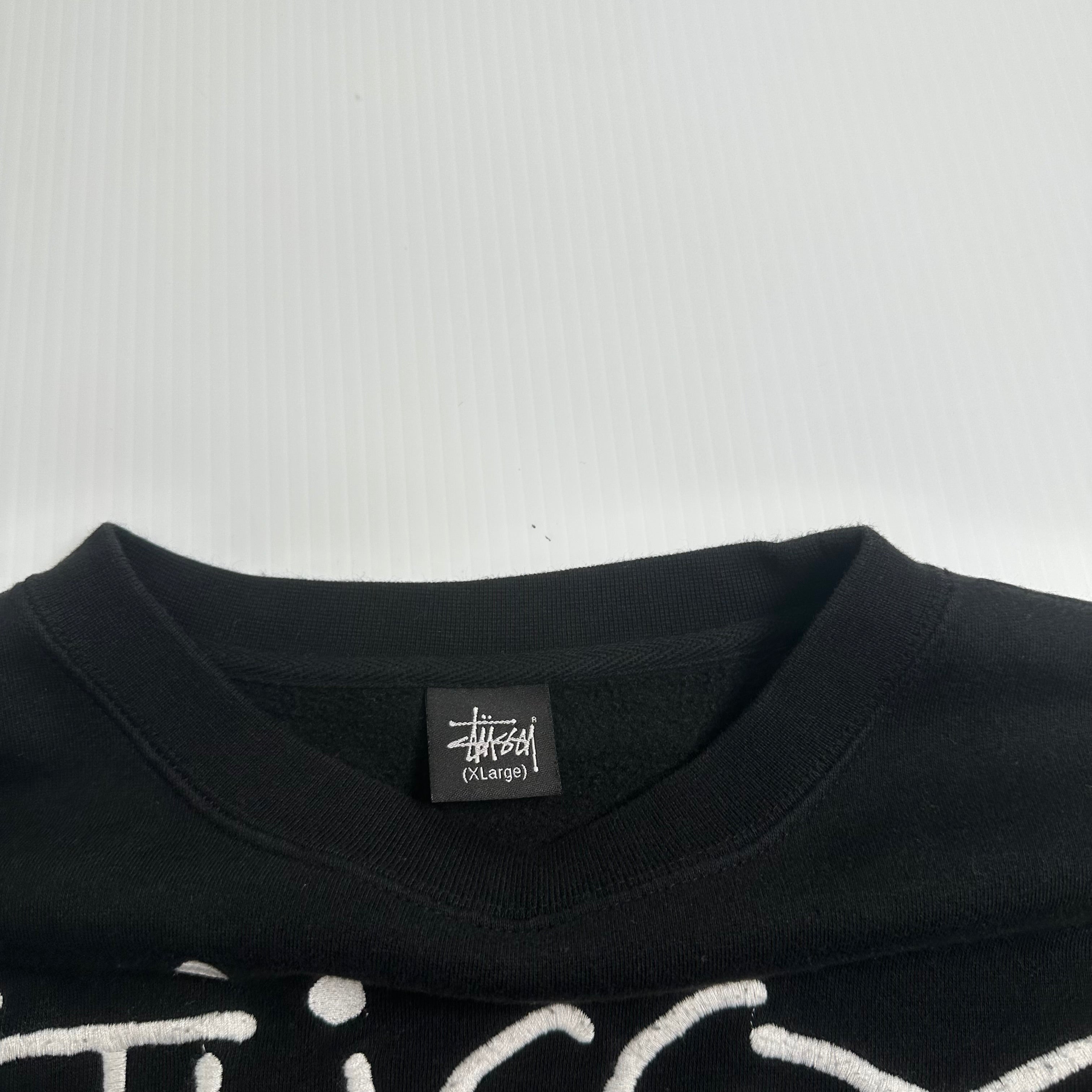 Stüssy XXV International Embroidered Crewneck XL