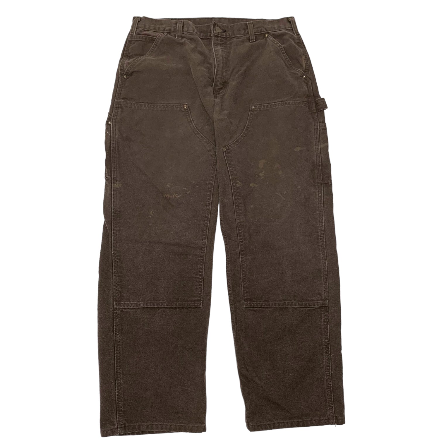 Brown Carhartt Double Knee Denim 32