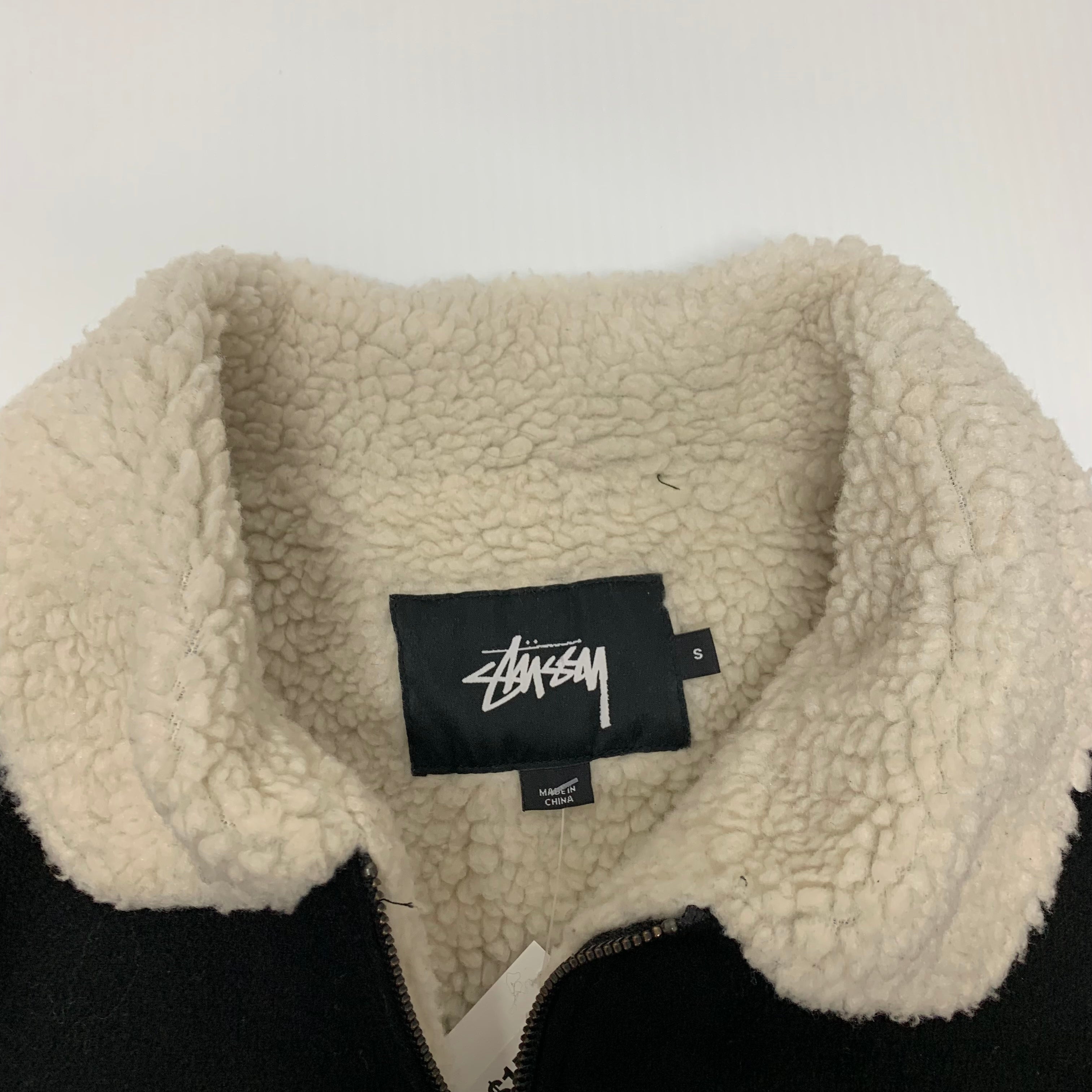 Stussy Wool Sherpa Lined Jacket S