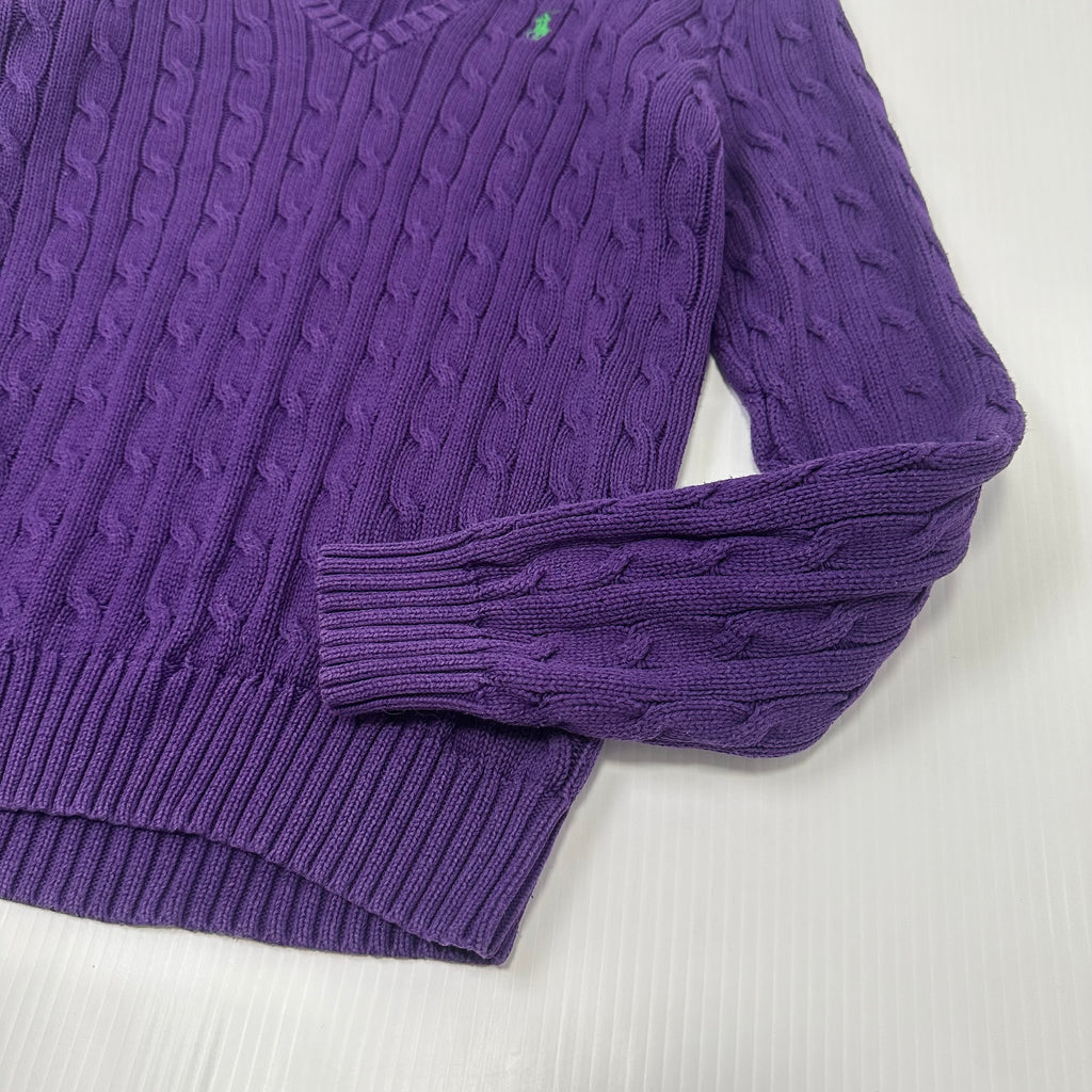Vintage Polo Ralph Lauren Cable Knit Sweater Women's L