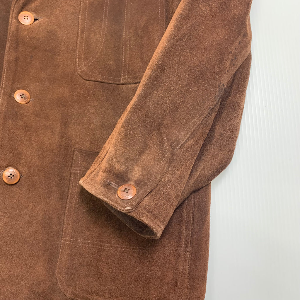 Vintage Polo Ralph Lauren Leather Coat Jacket XL