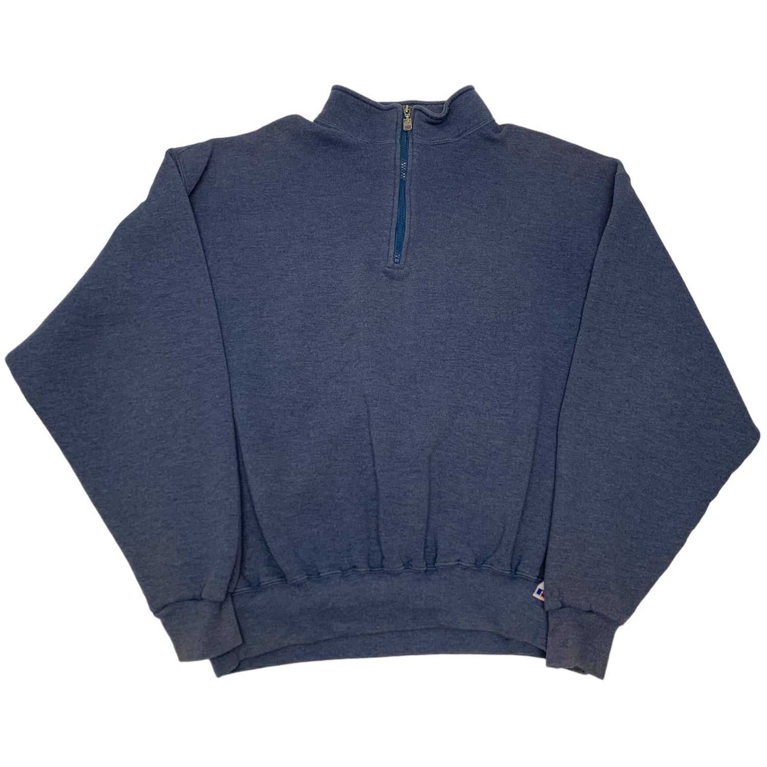Blank Faded Russell Quarter Zip XL