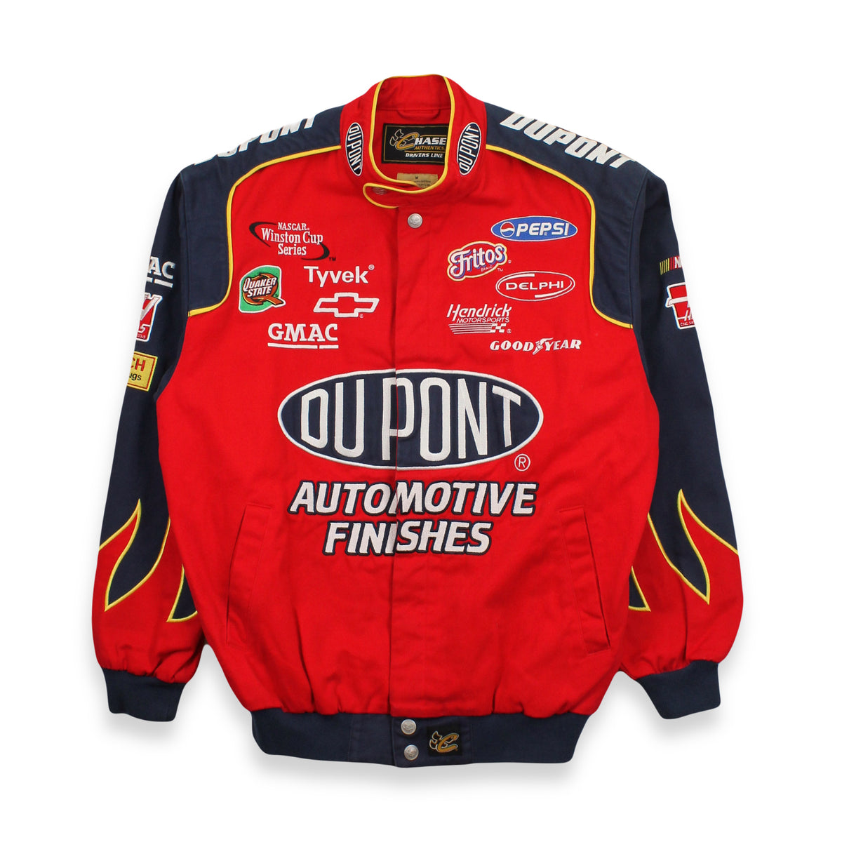 Vintage Dupont Flames NASCAR Racing Jacket M
