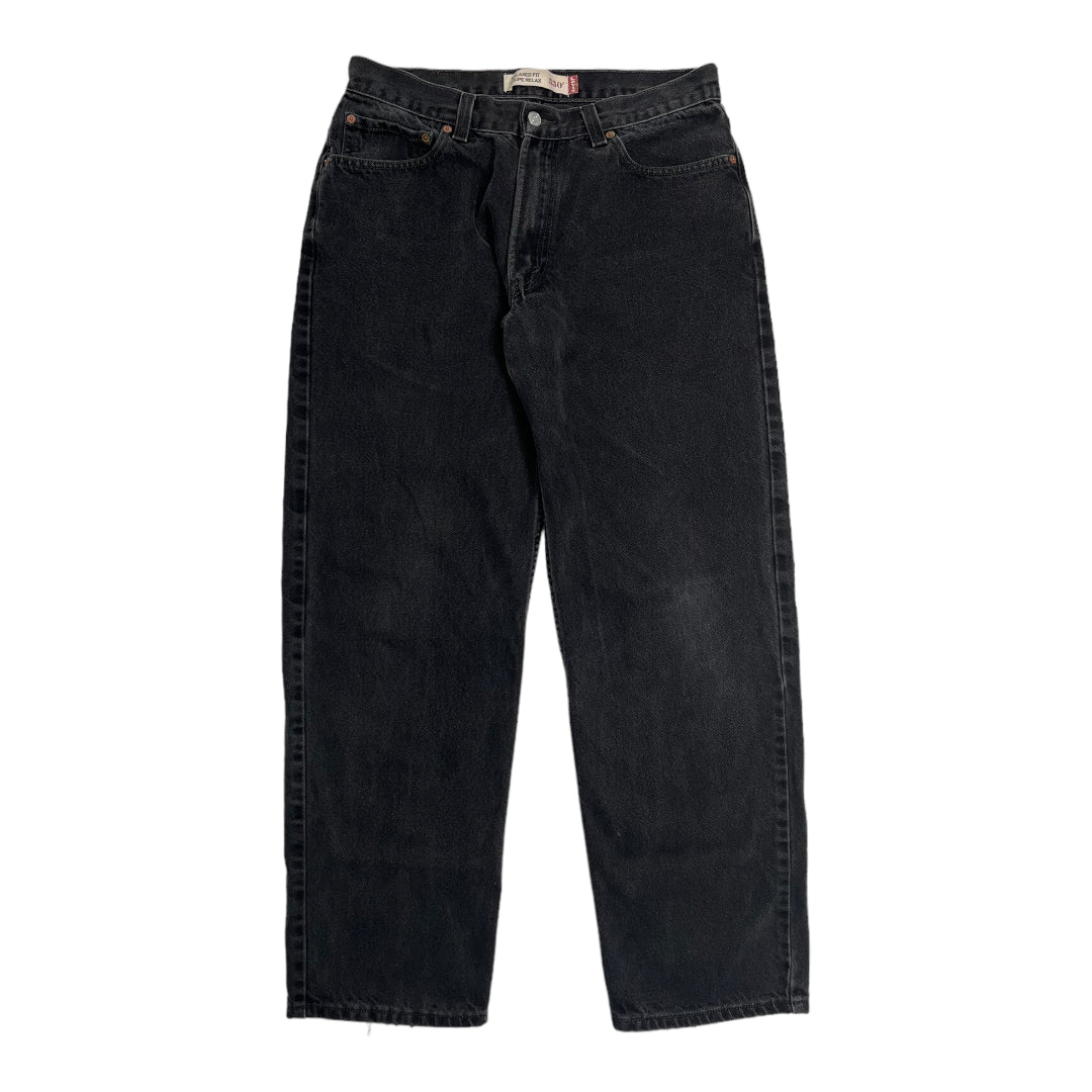 Levi's 550 Relaxed Black Denim 33