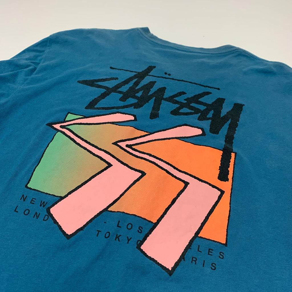 Blue Stussy Longsleeve L