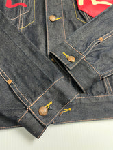 Load image into Gallery viewer, Evisu Dark Wash Denim Jacket Women&#39;s XL
