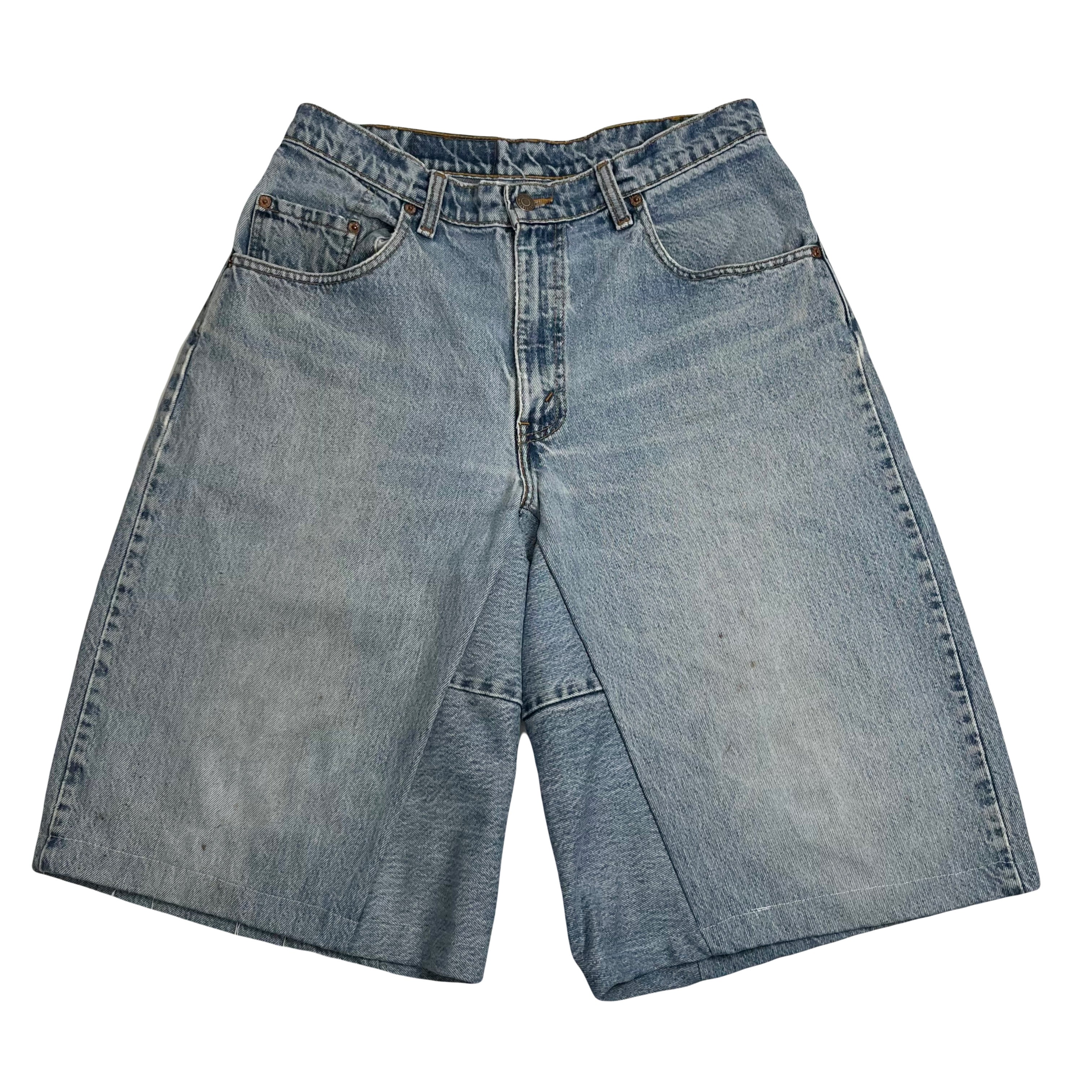 Vintage Levi's Custom Rework Baggy Denim Shorts 34