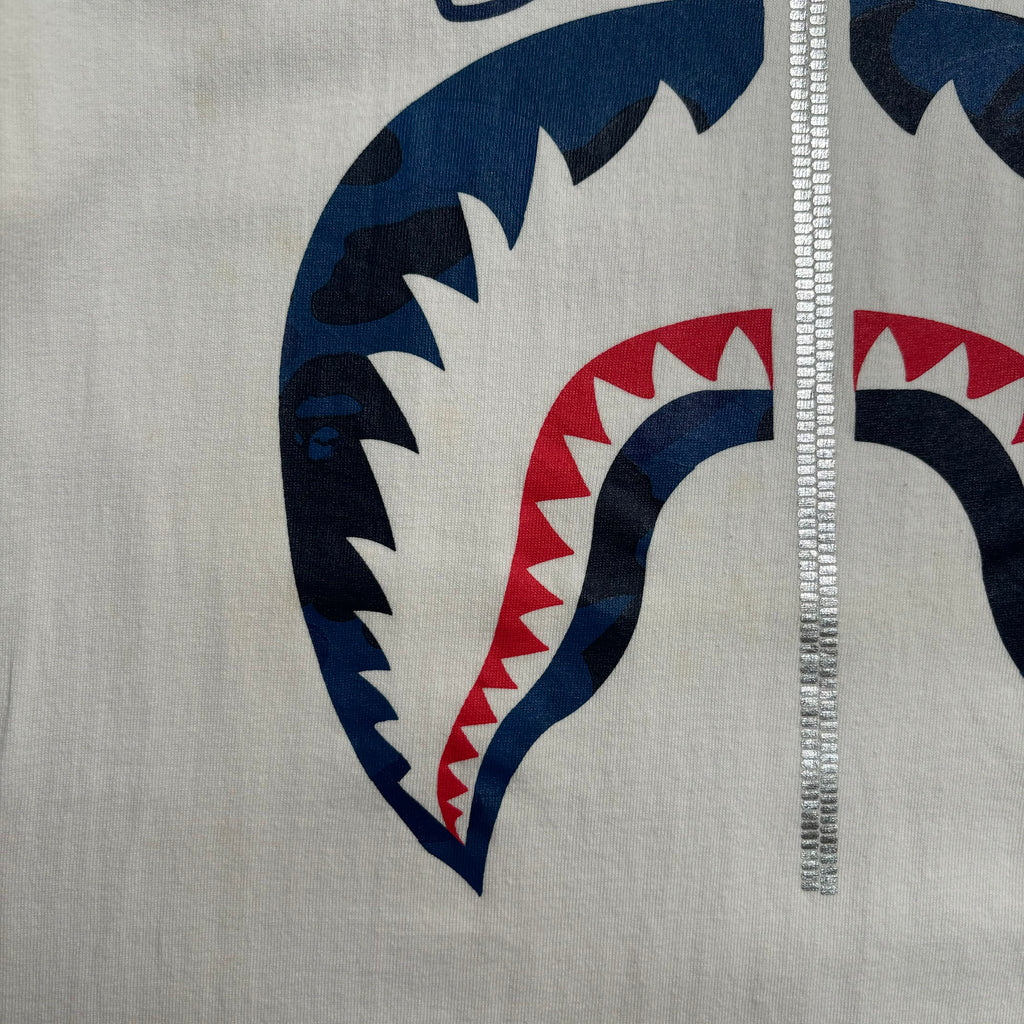 A Bathing Ape Shark Head Graphic Tee L