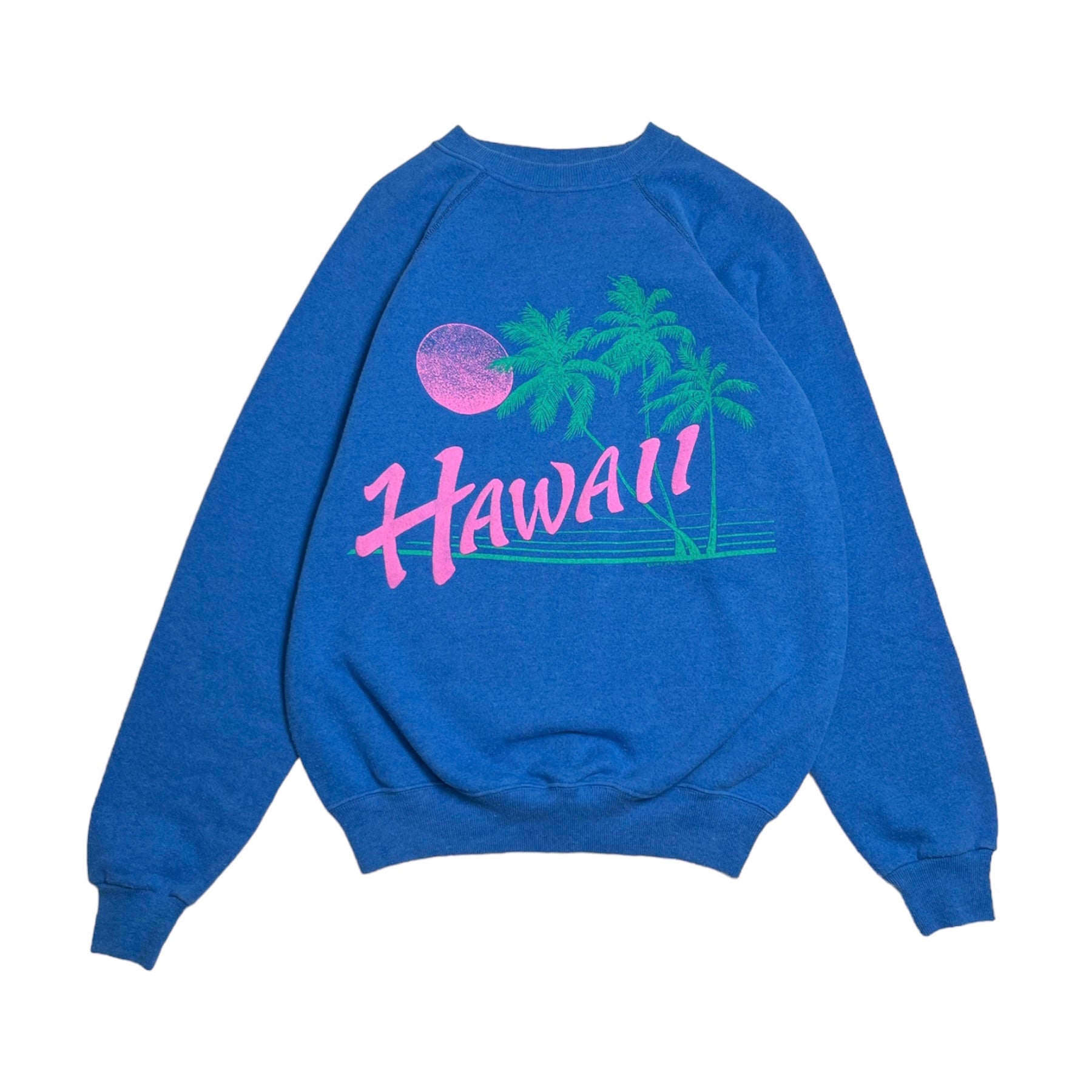 Vintage Hawaii Puff Print Crewneck M