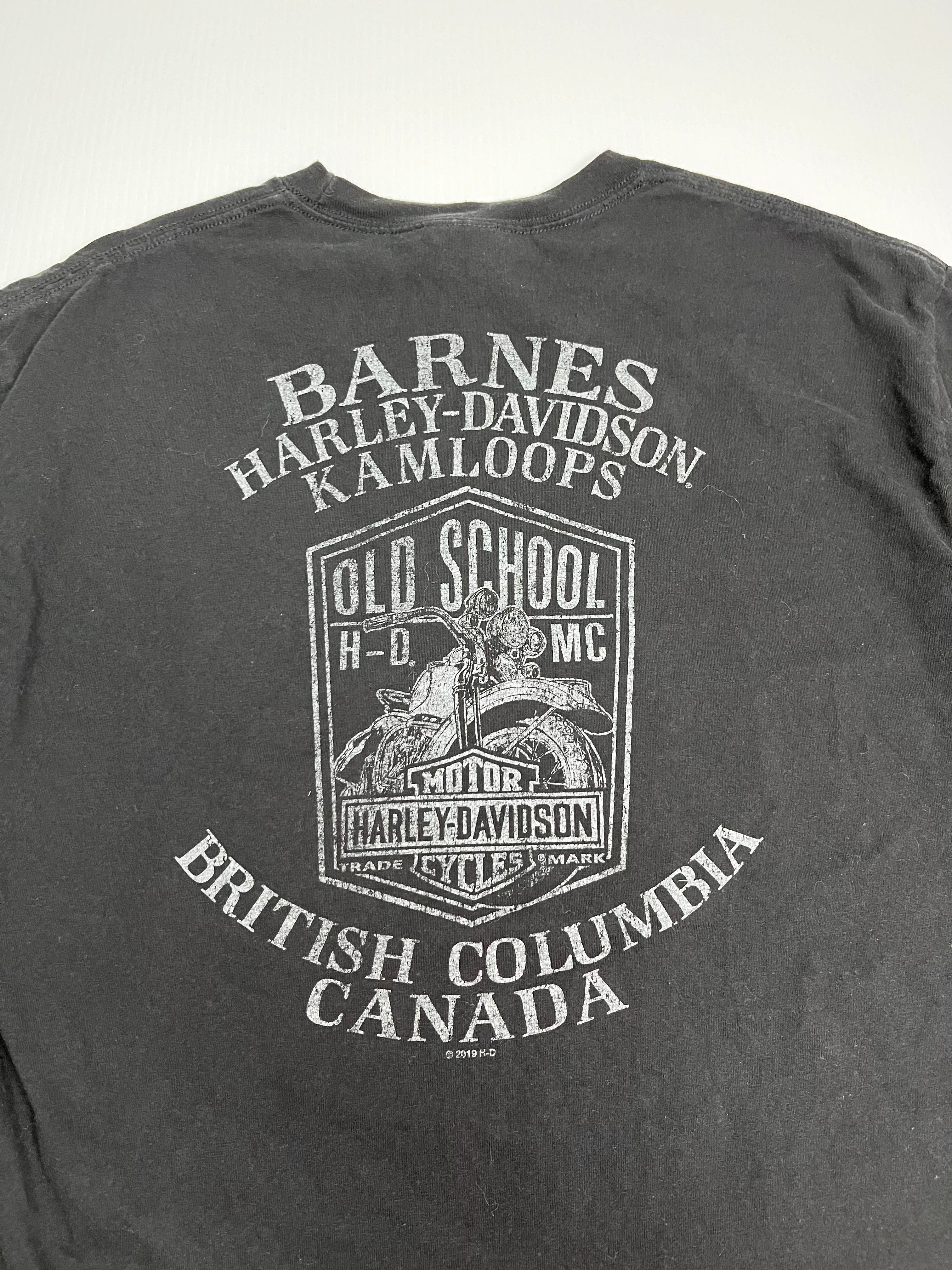 Harley Davidson Fatboy Barnes tee L