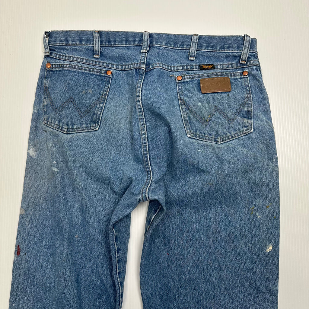 Vintage Wrangler Painted Denim Pants 37