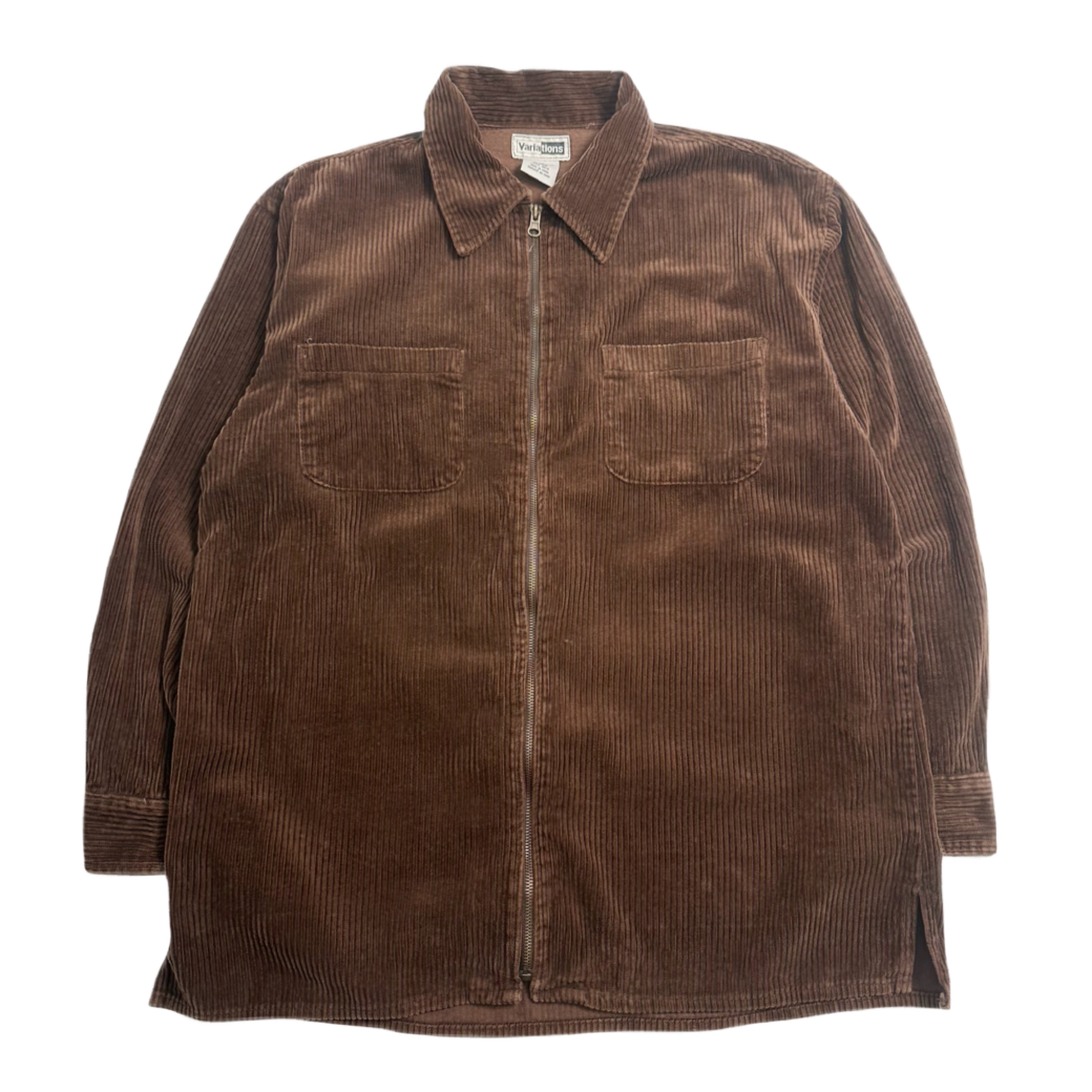 90s Variations Full Zip Corduroy Jacket L
