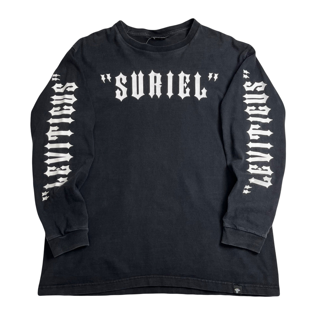 Y2K Suriel Leviticus Wings Graphic Longsleeve Shirt XL