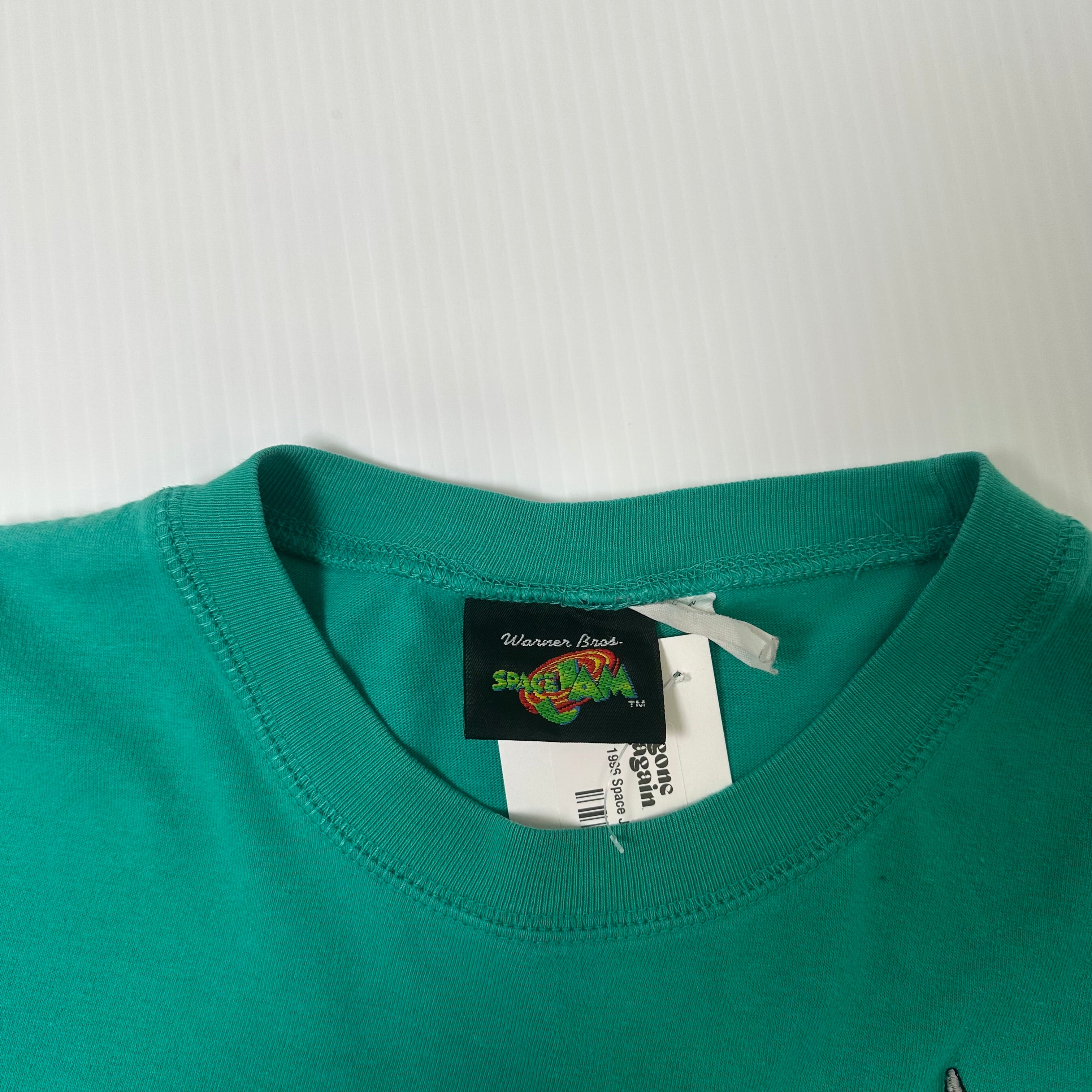 1996 Space Jam Mini Graphic Pocket Tee M