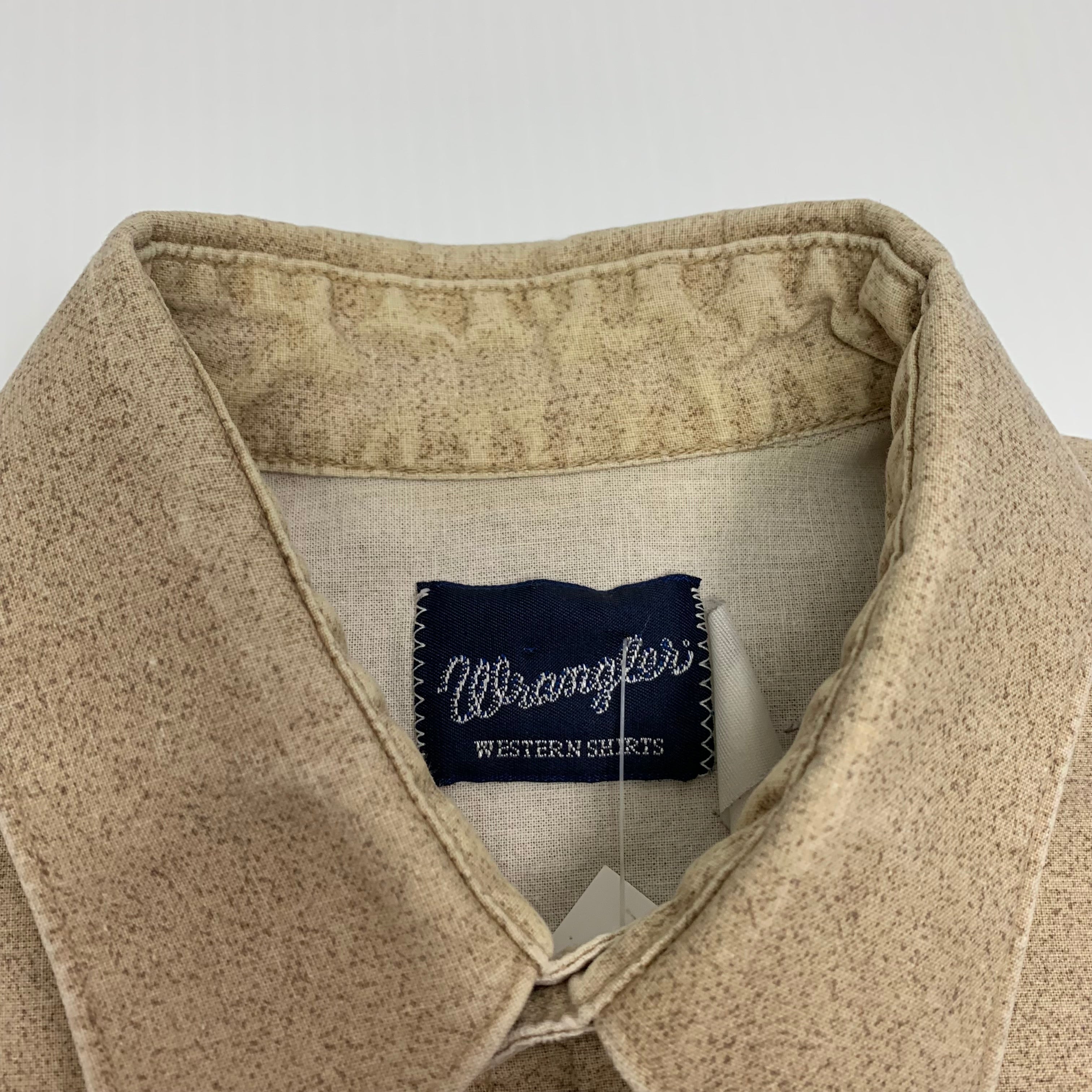 Vintage Wrangler Western Style Button-Up L