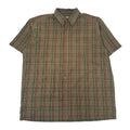 Penmans Plaid Short Sleeve Button Up L