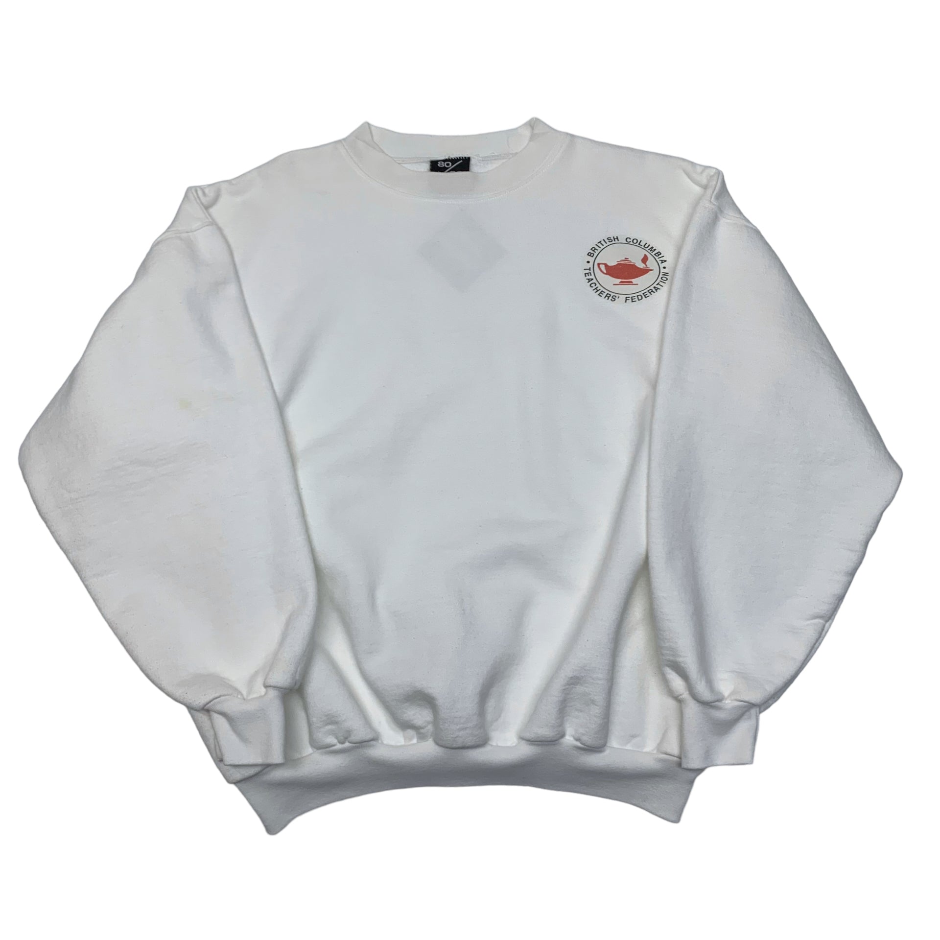 90s BC Teachers Federation Crewneck L