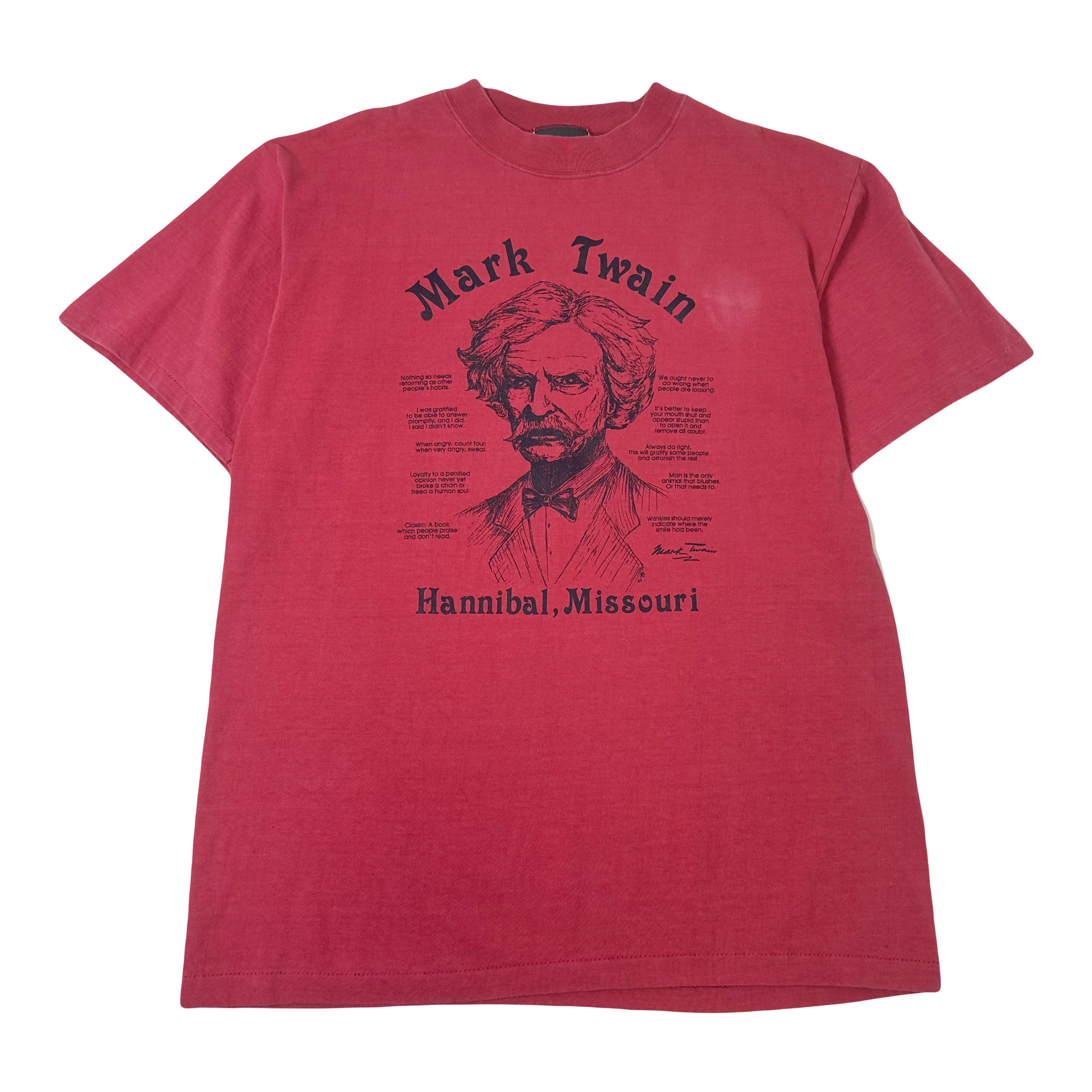 Vintage Mark Twain Hannibal, Missouri Graphic Tee L