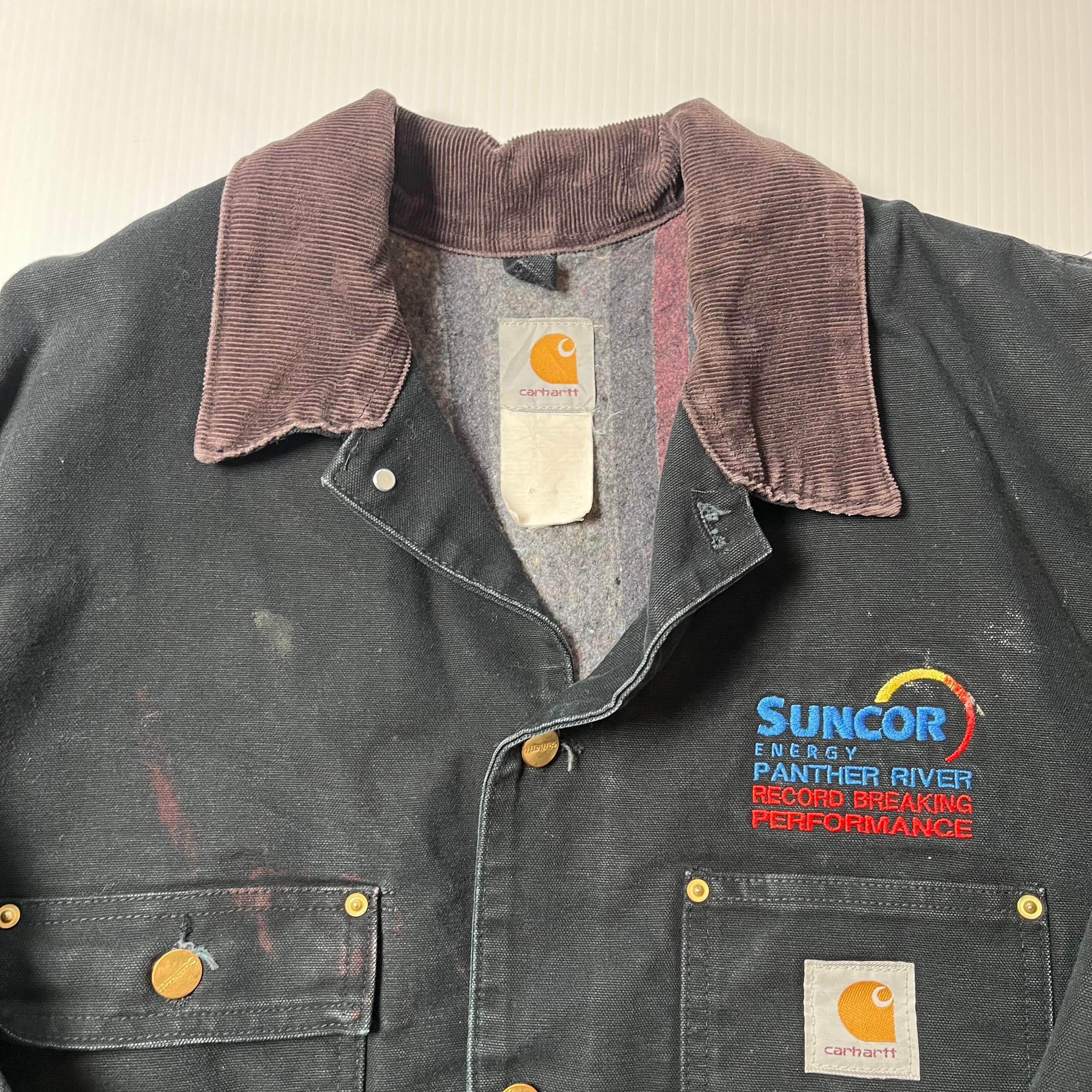 Vintage Carhartt Blanket Lined Suncor Chore Coat XL