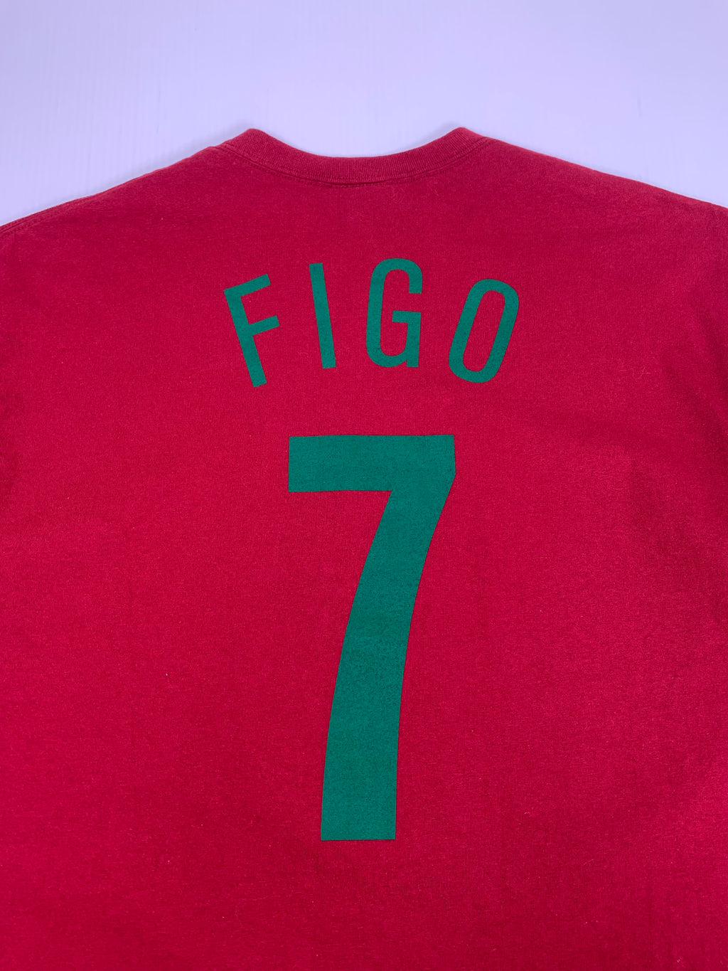 Vintage Nike Portugal Figo #7 Tee XL