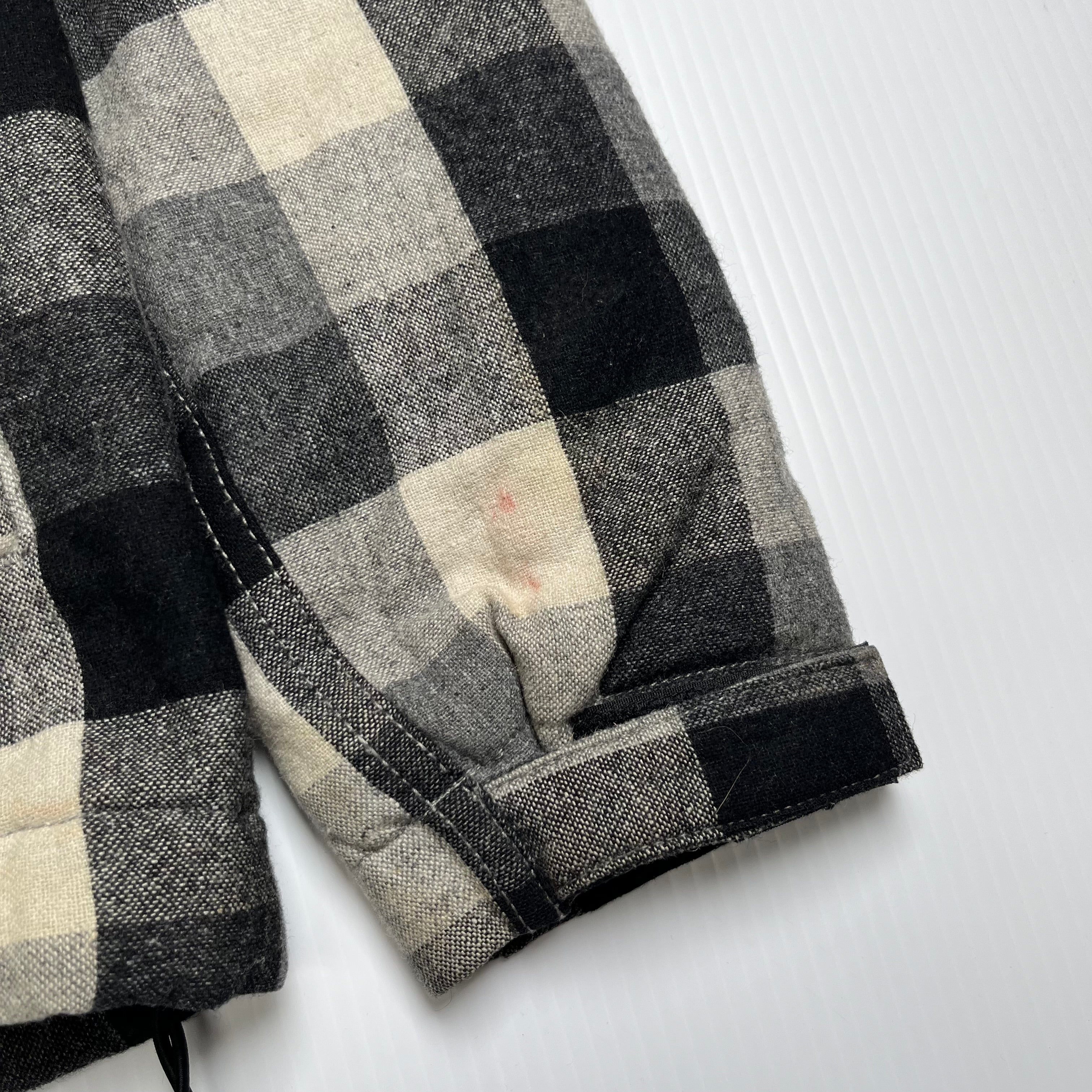 Stussy Gear Plaid Wool Blend Jacket S