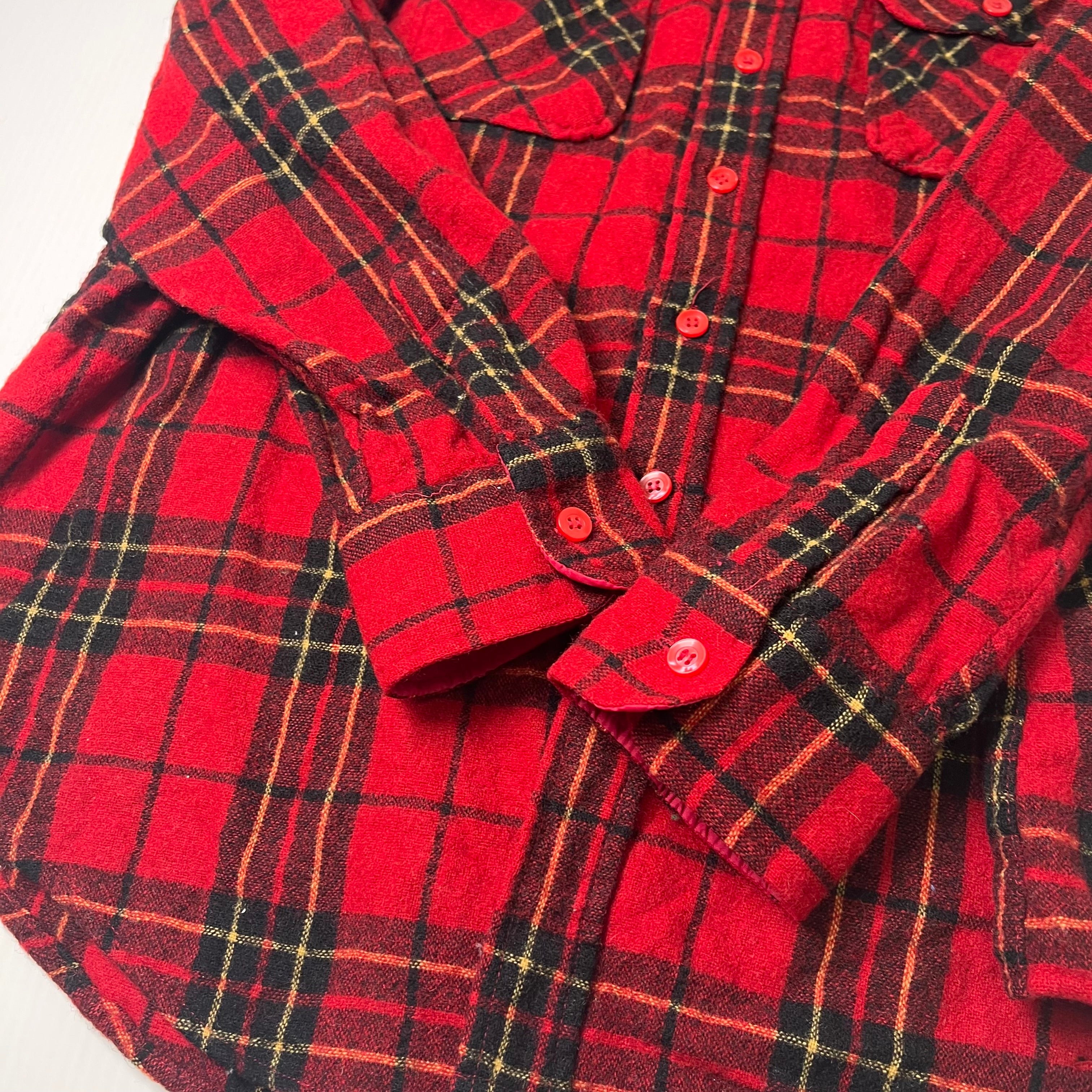Vintage Pine Hill Plaid Button Up Shirt XL