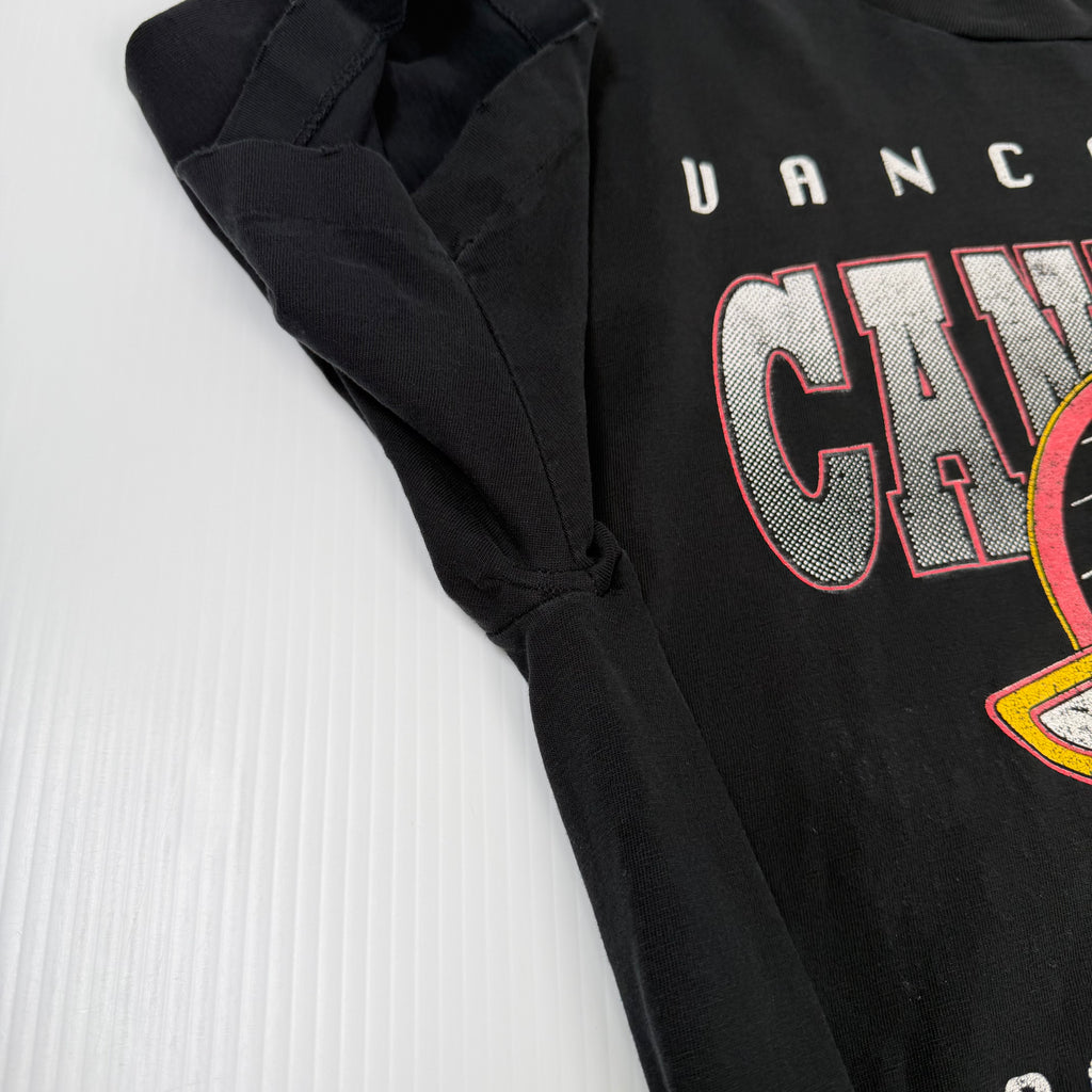 90s Waves Vancouver Canucks NHL Faded Tee L