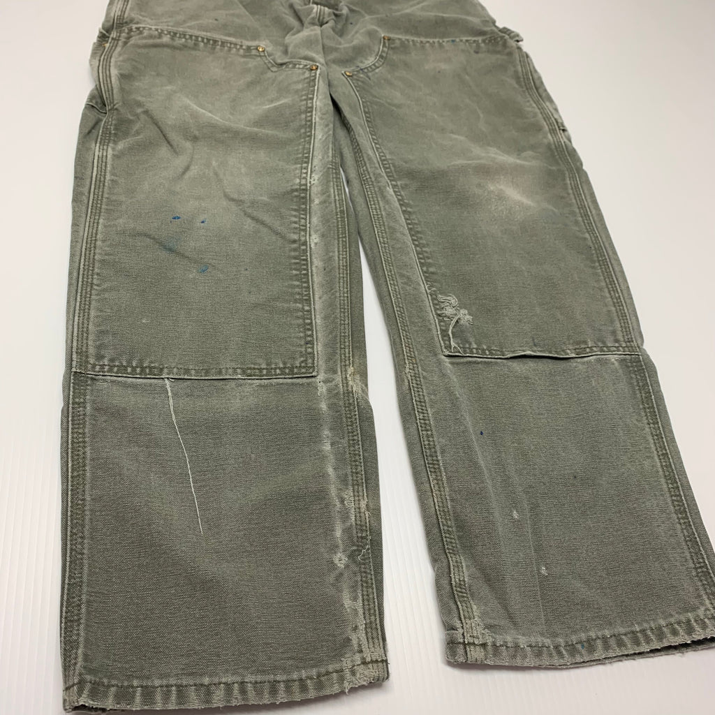 Carhartt Olive Double Knee Denim 34x30 0613