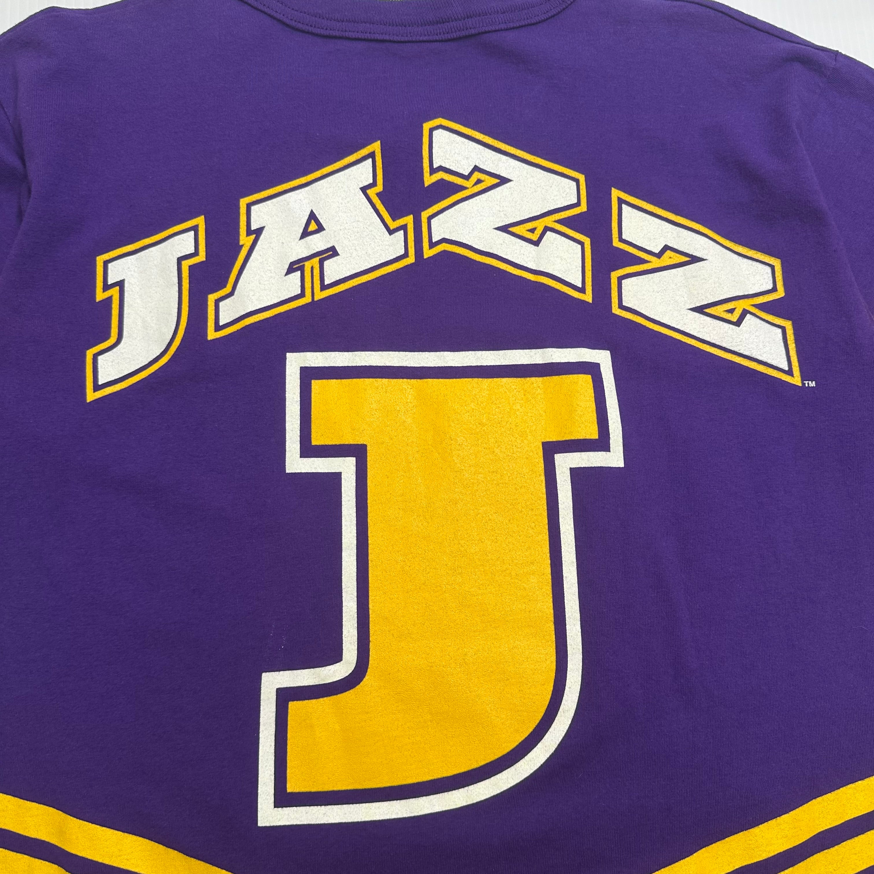 Vintage Salem Sportswear Utah Jazz AOP Tee L
