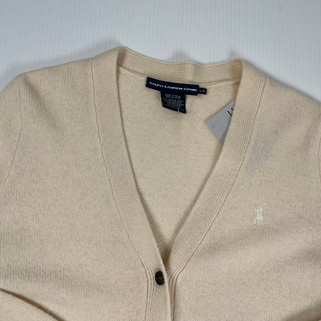 Ralph Lauren Sport Merino Wool Cardigan Women's L
