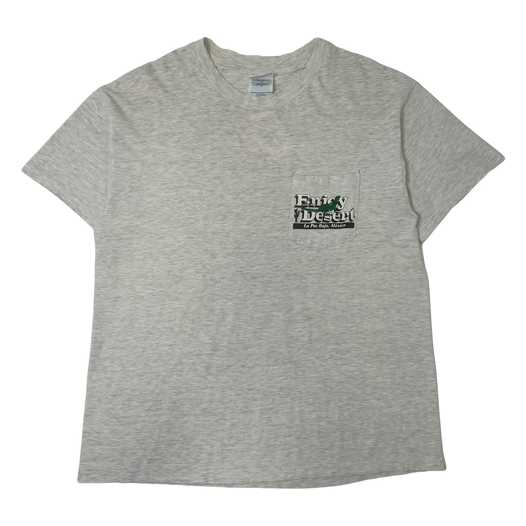 1995 Enjoy Desert La Paz Baja Mexico Pocket Tee L