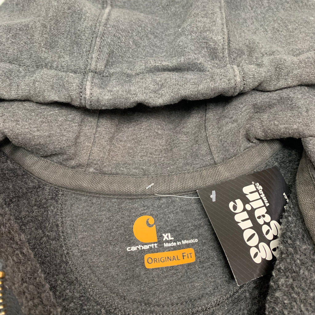 Carhartt Grey Rain Defender Zip Up Hoodie XL