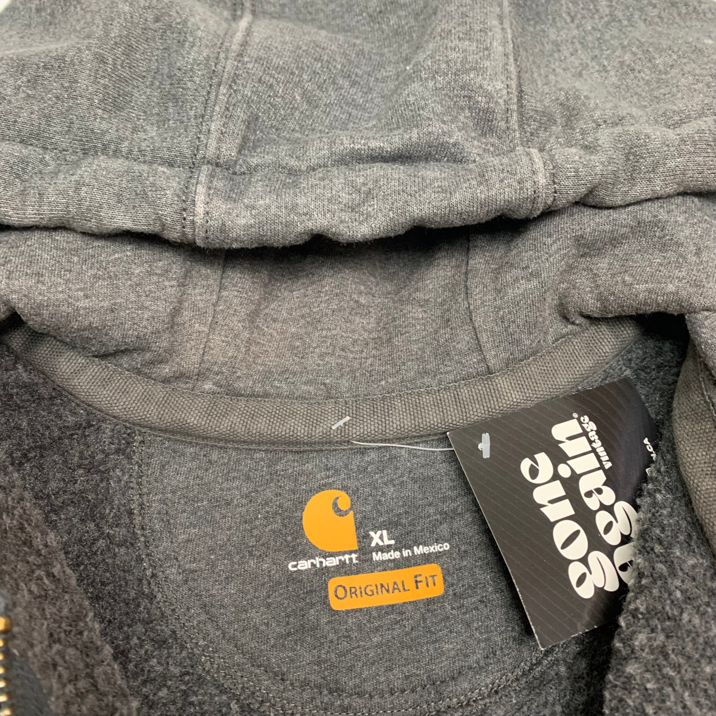 Carhartt Grey Rain Defender Zip Up Hoodie XL