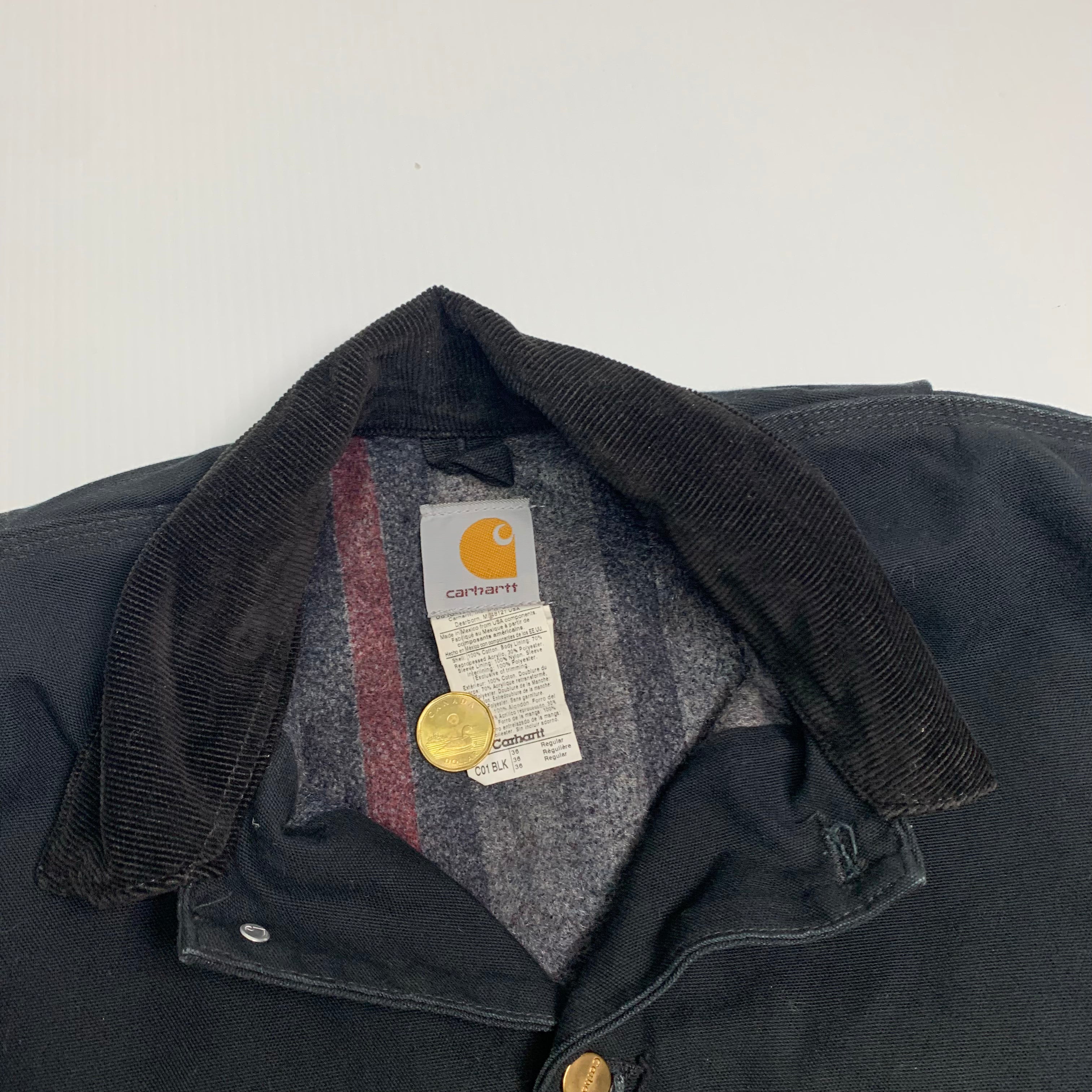 Carhartt Black Chore Coat M