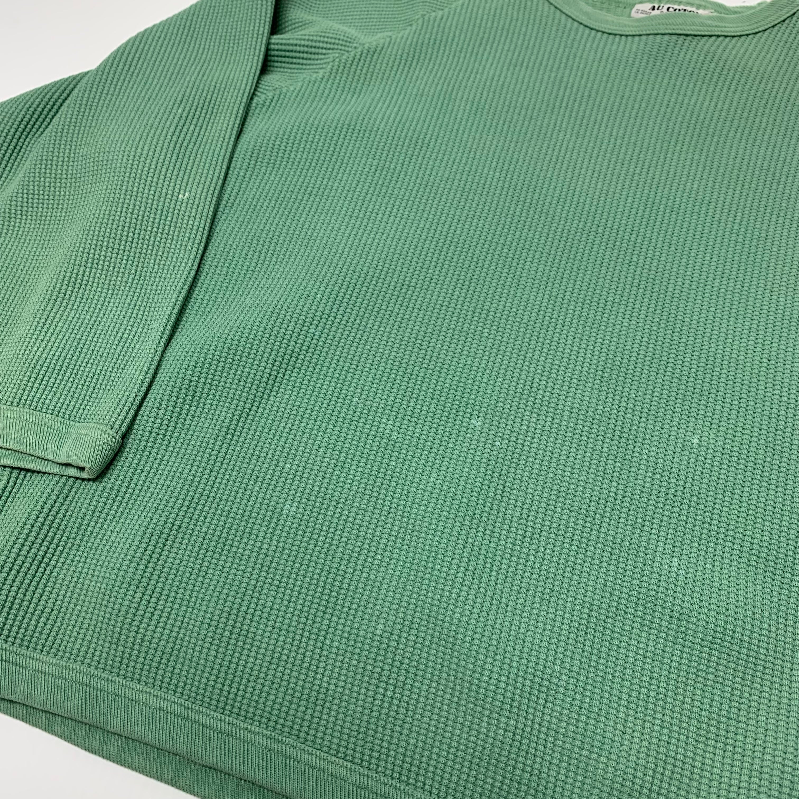 Au Coton Green Sweater L