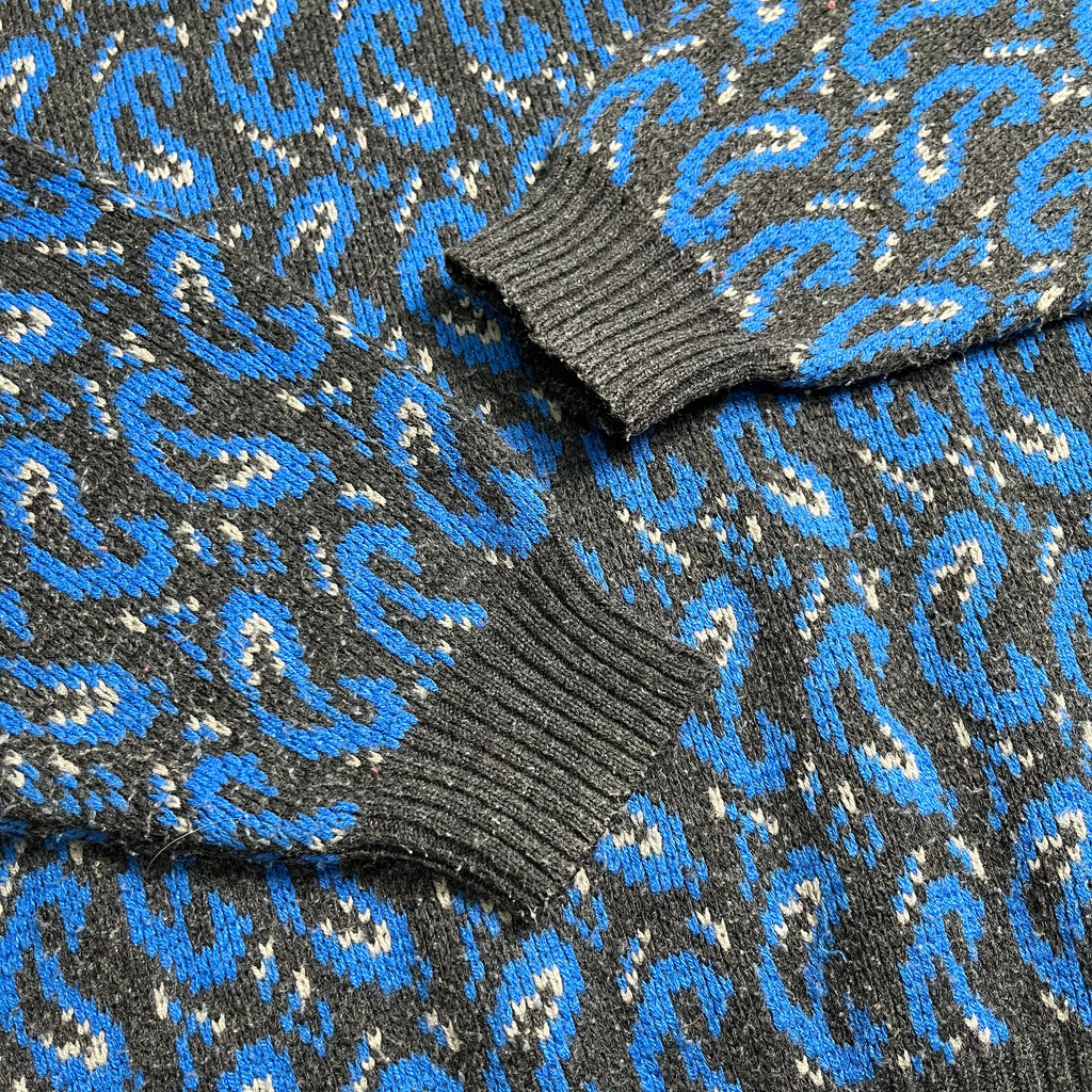 Vintage Givenchy Monsieur Pattern Knit Sweater L