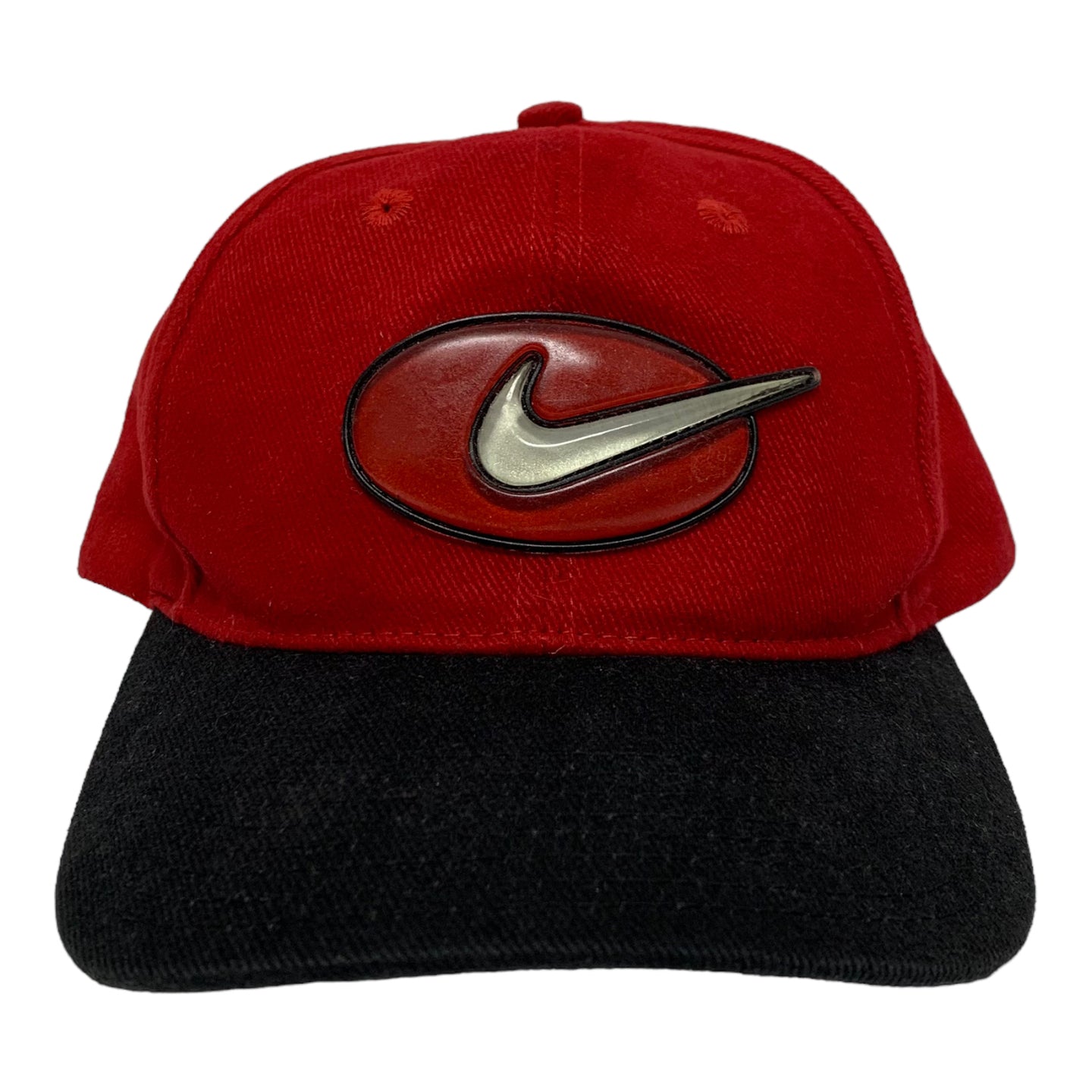 90s Nike Red/Black Swoosh Hat