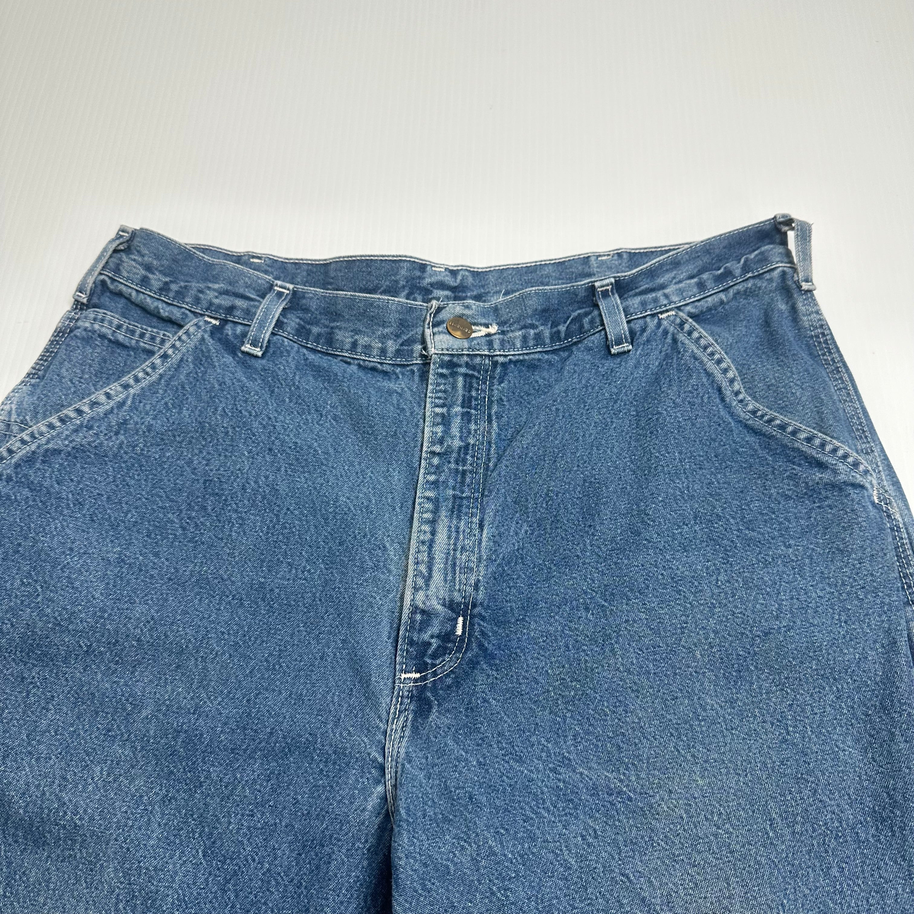 Vintage Carhartt Medium Wash Denim 35x23