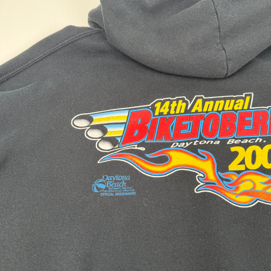 2006 Biketoberfest Daytona Beach Flames Hoodie XXL