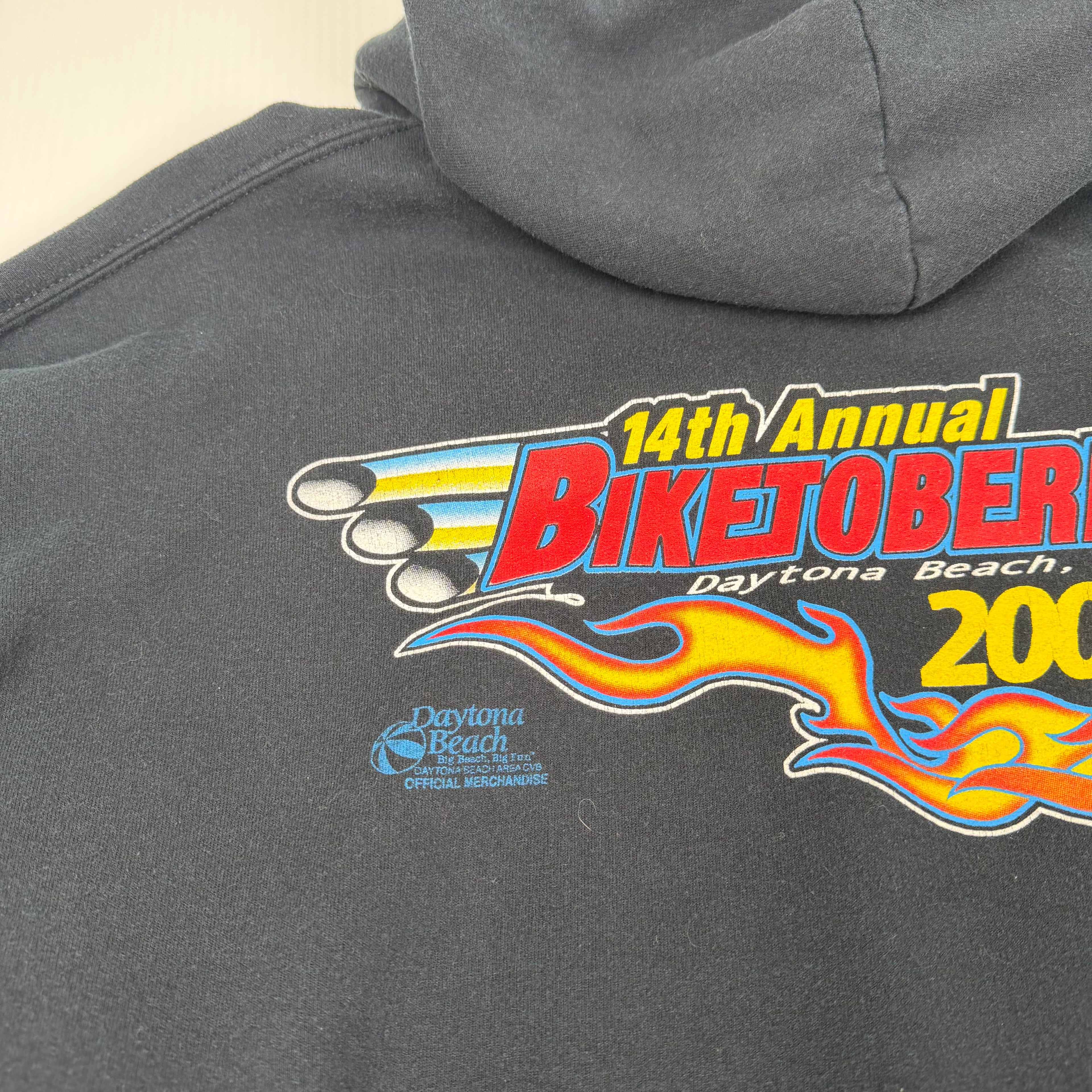 2006 Biketoberfest Daytona Beach Flames Hoodie XXL
