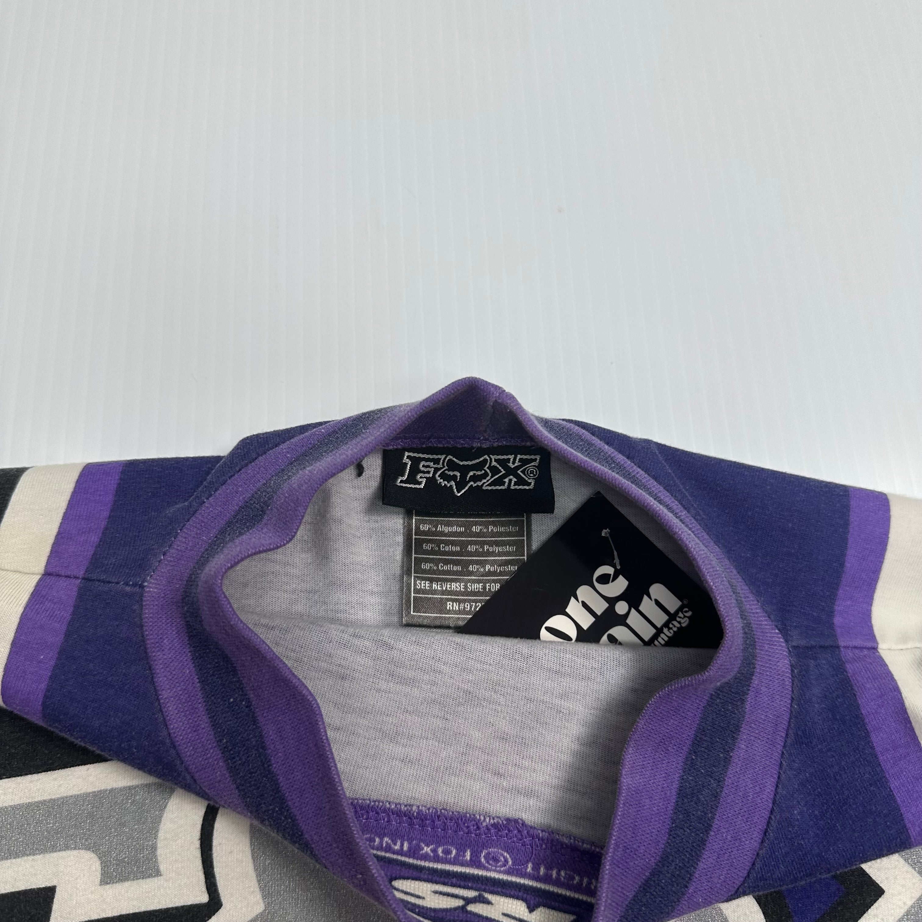 Vintage Fox Performance Racewear Longsleeve L