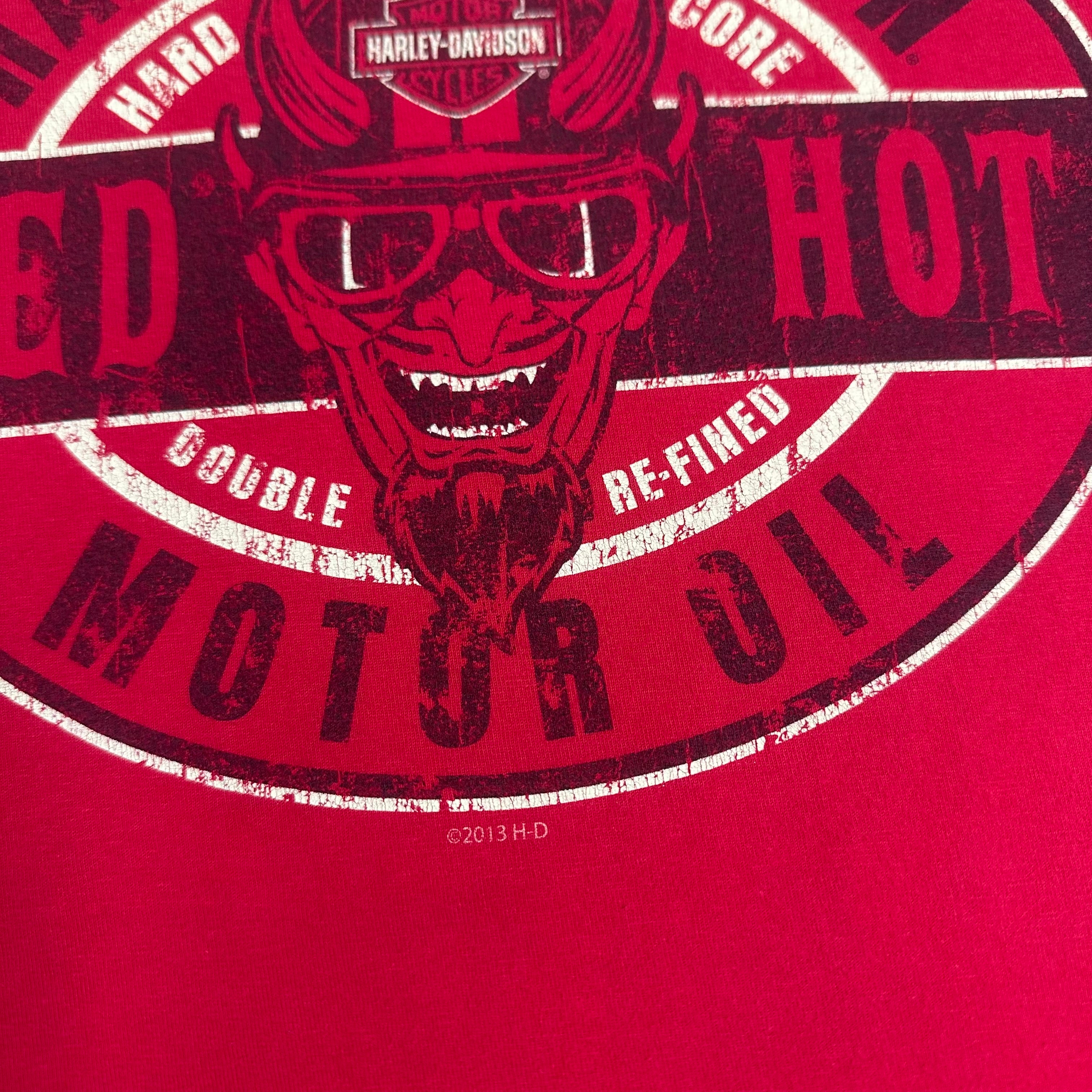 Harley Davison Red Hot Sturgis South Dakota Graphic Tee M