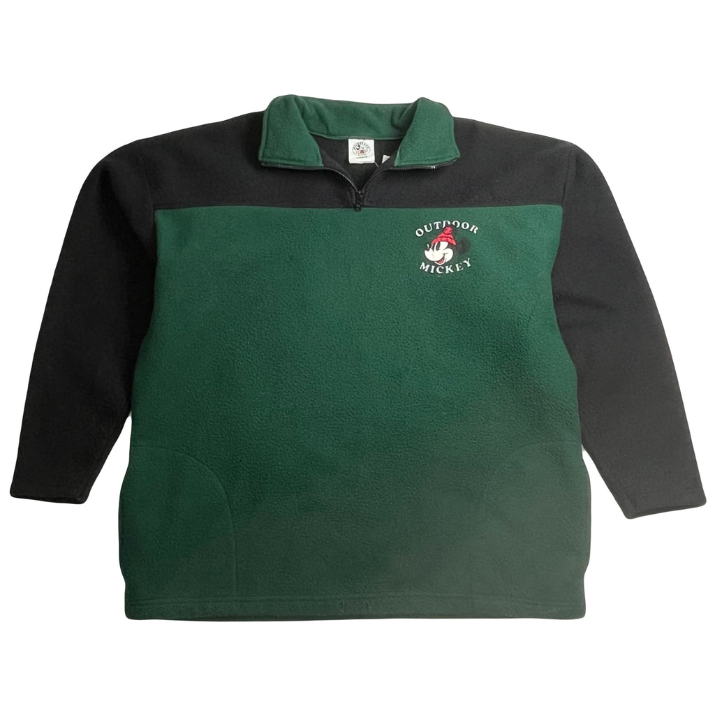 Vintage Disney Outdoor Mickey Two-Tone Fleece Pullover XL
