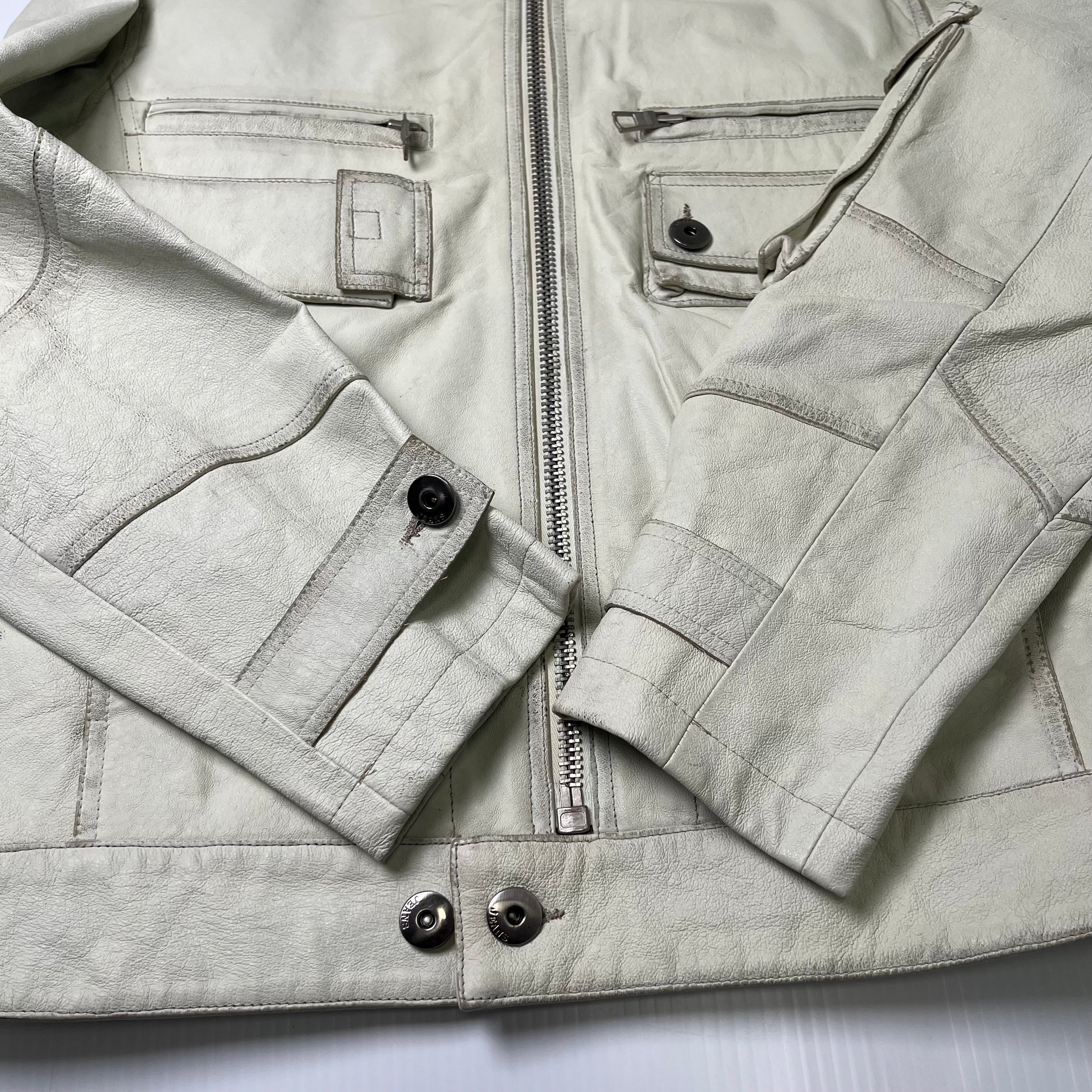 New Label Leather Moto Style Jacket Women's L