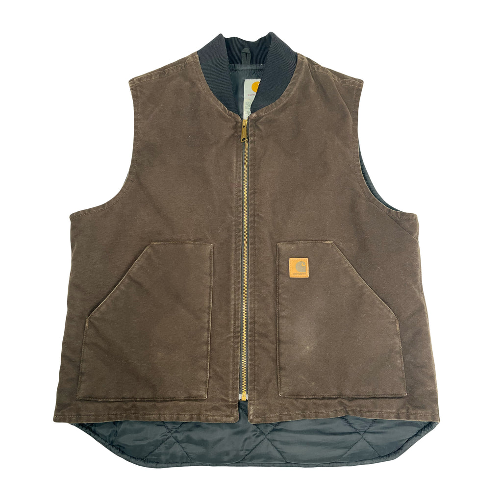 Vintage Carhartt Quilted Work Vest L