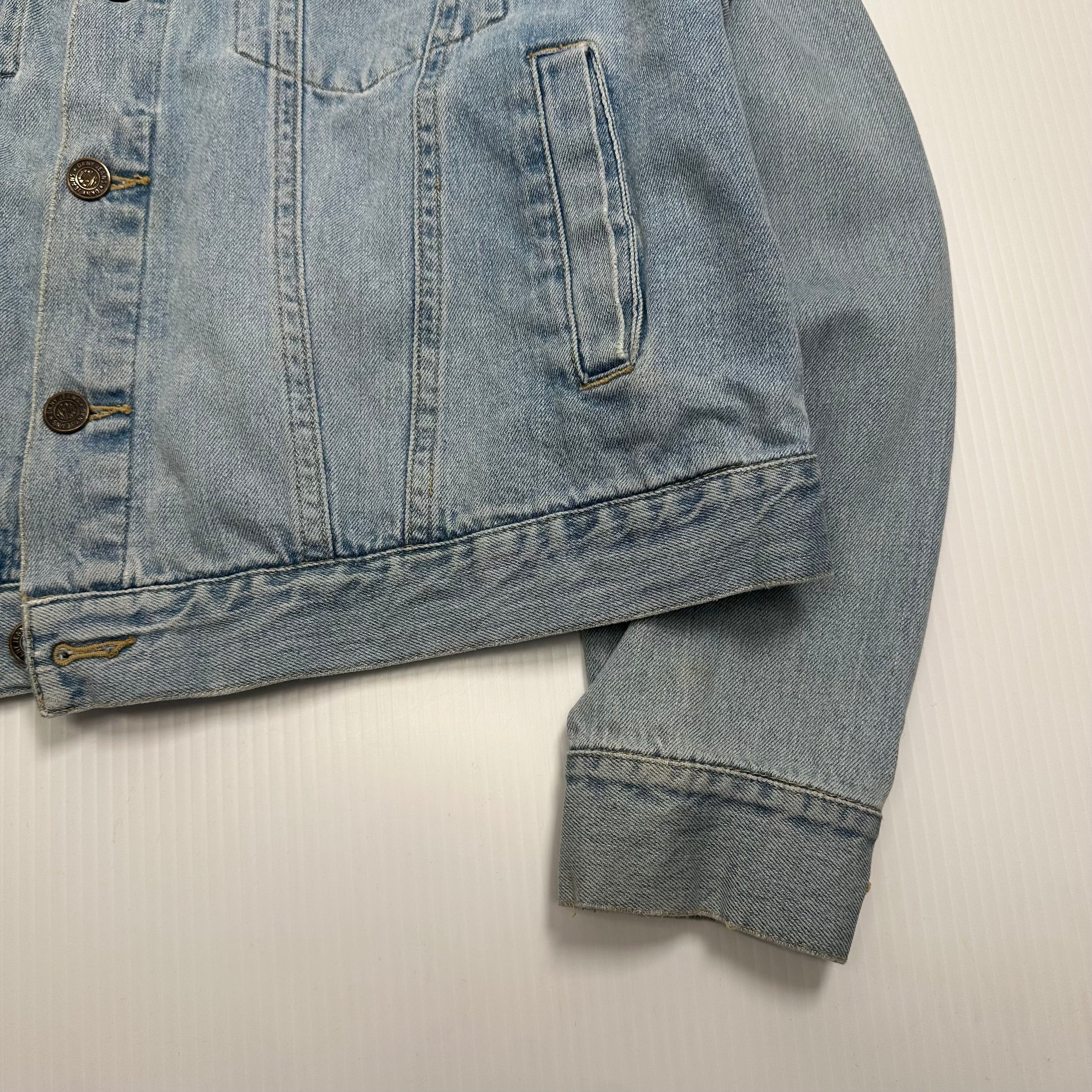 Vintage DKNY Light Wash Denim Jacket Women's M