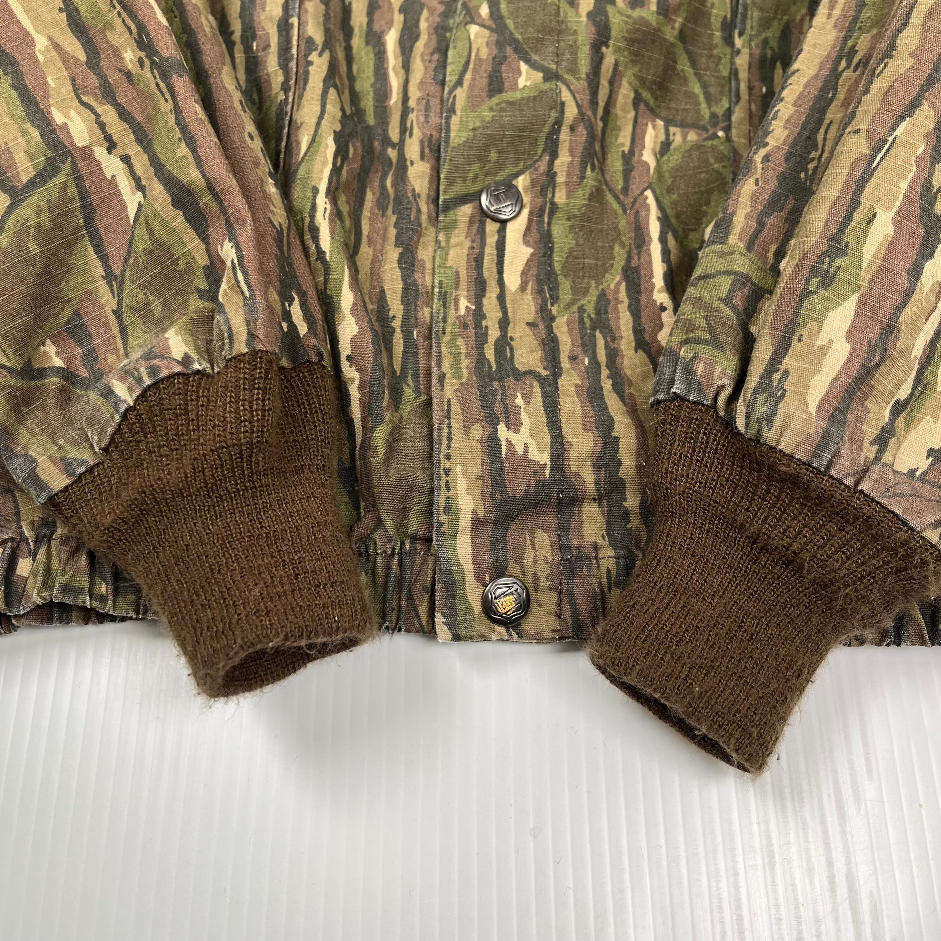 Vintage Liberty Real Tree Camouflage Light Bomber Jacket XL